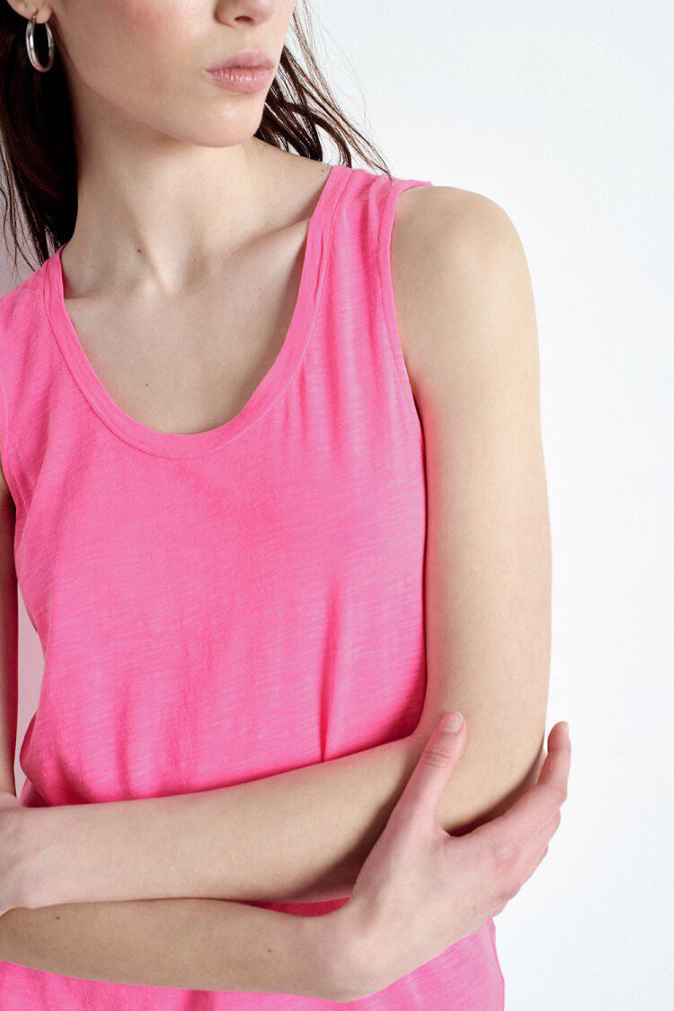  Jacksonville Tank Top - Fluo Pink - RUM Amsterdam