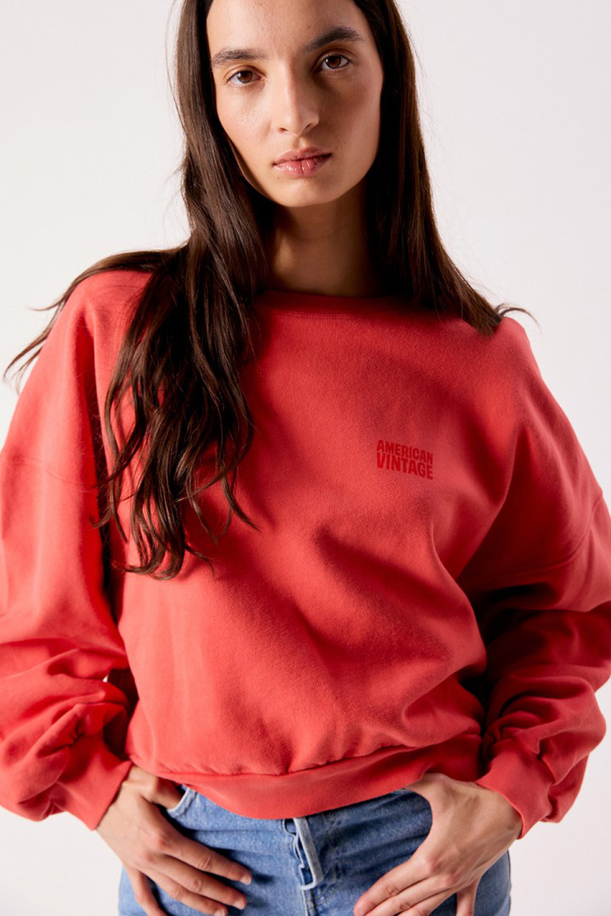 Jitbay Sweatshirt - Vintage Vermilion