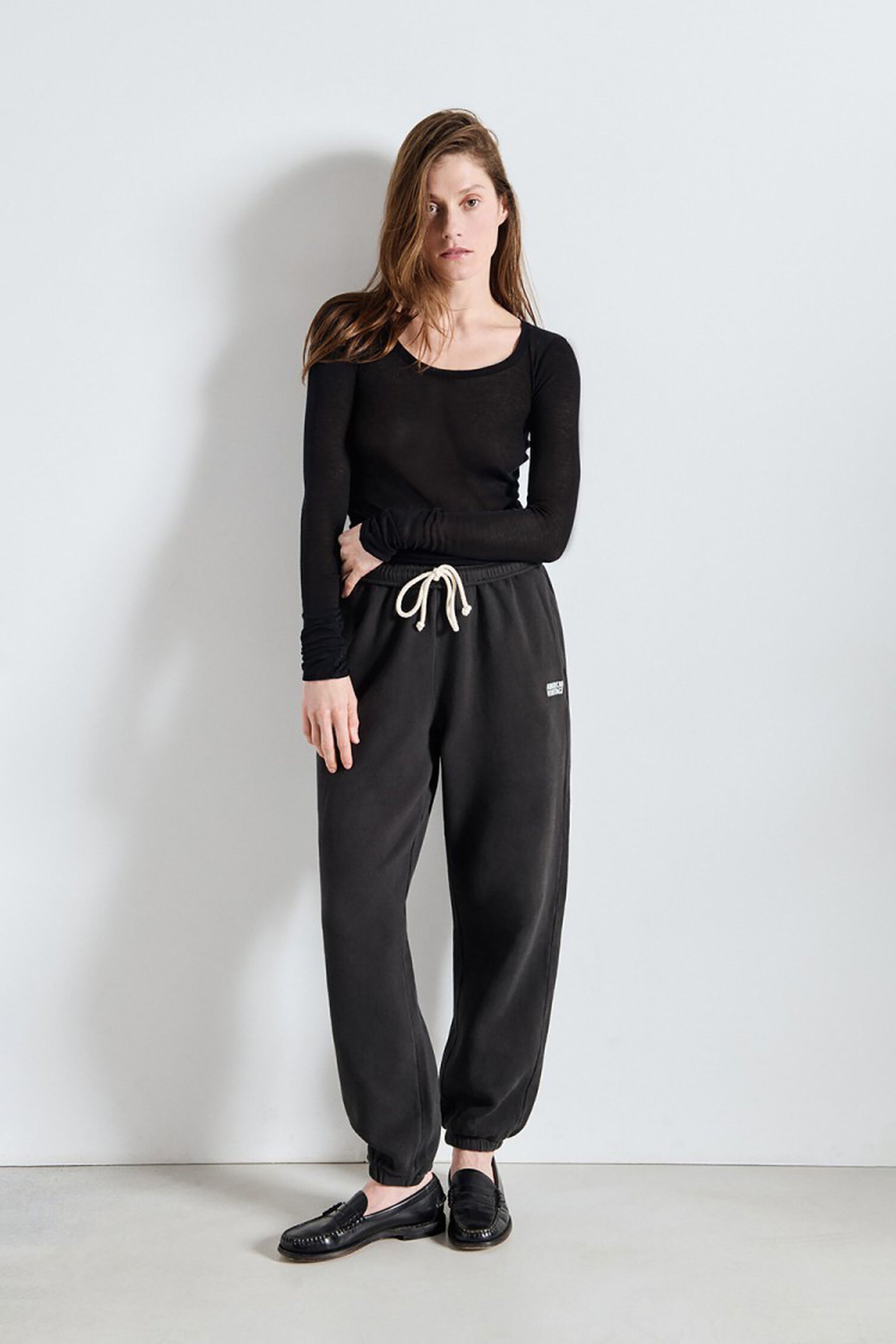 Massachusetts T-Shirt LS - Black