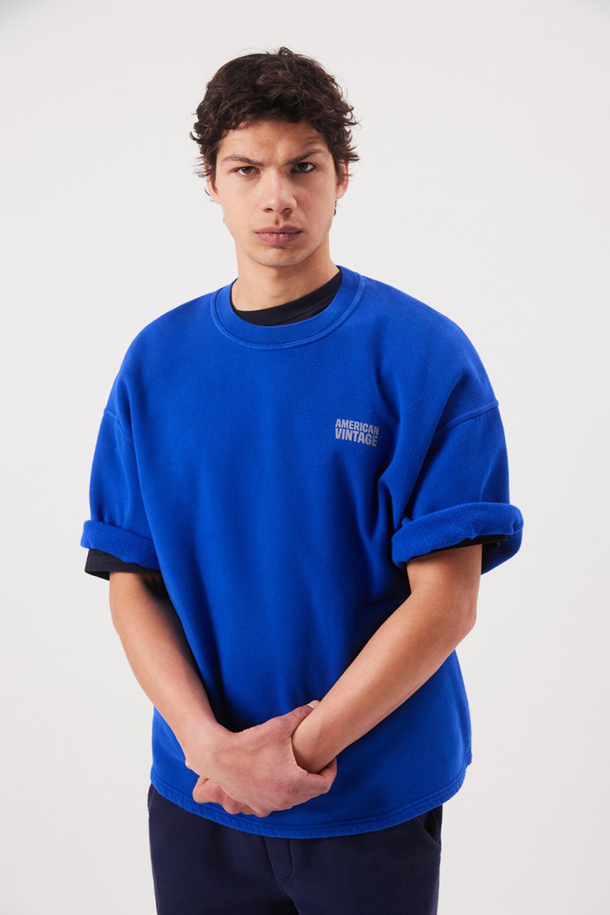 Men's Plizzy Sweatshirt - Vintage Indigo