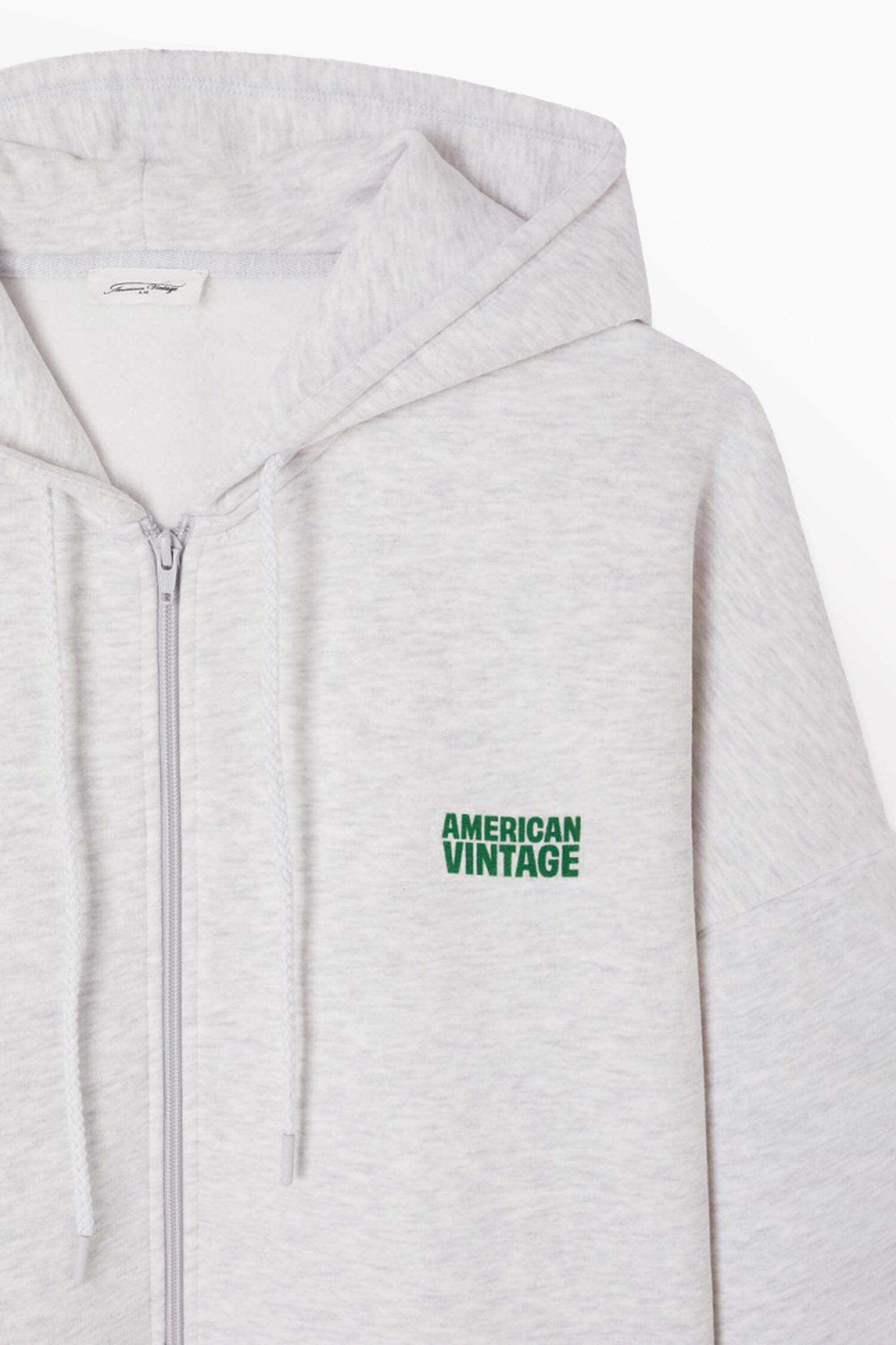 Men's Baptown Zip Up Hoodie - Heather Grey