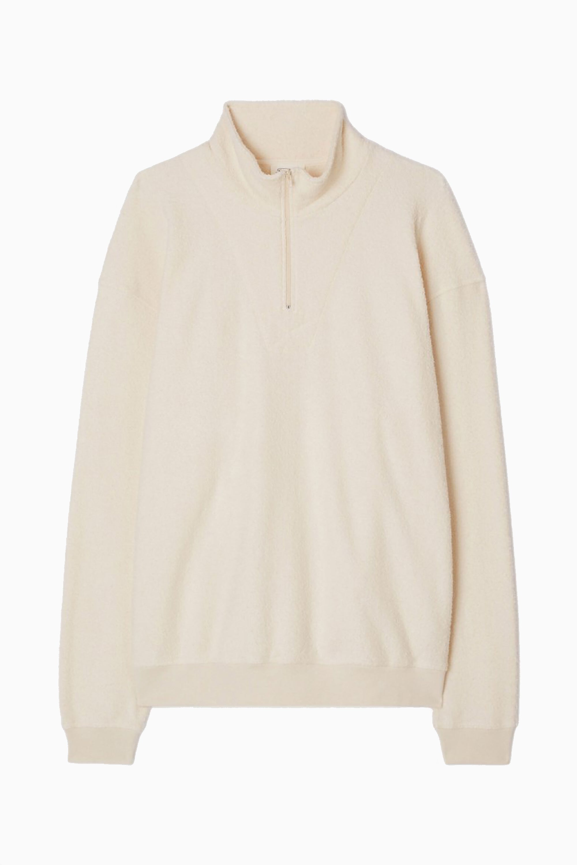 Men's Bobypark Zip Top Sweatshirt - Ecru