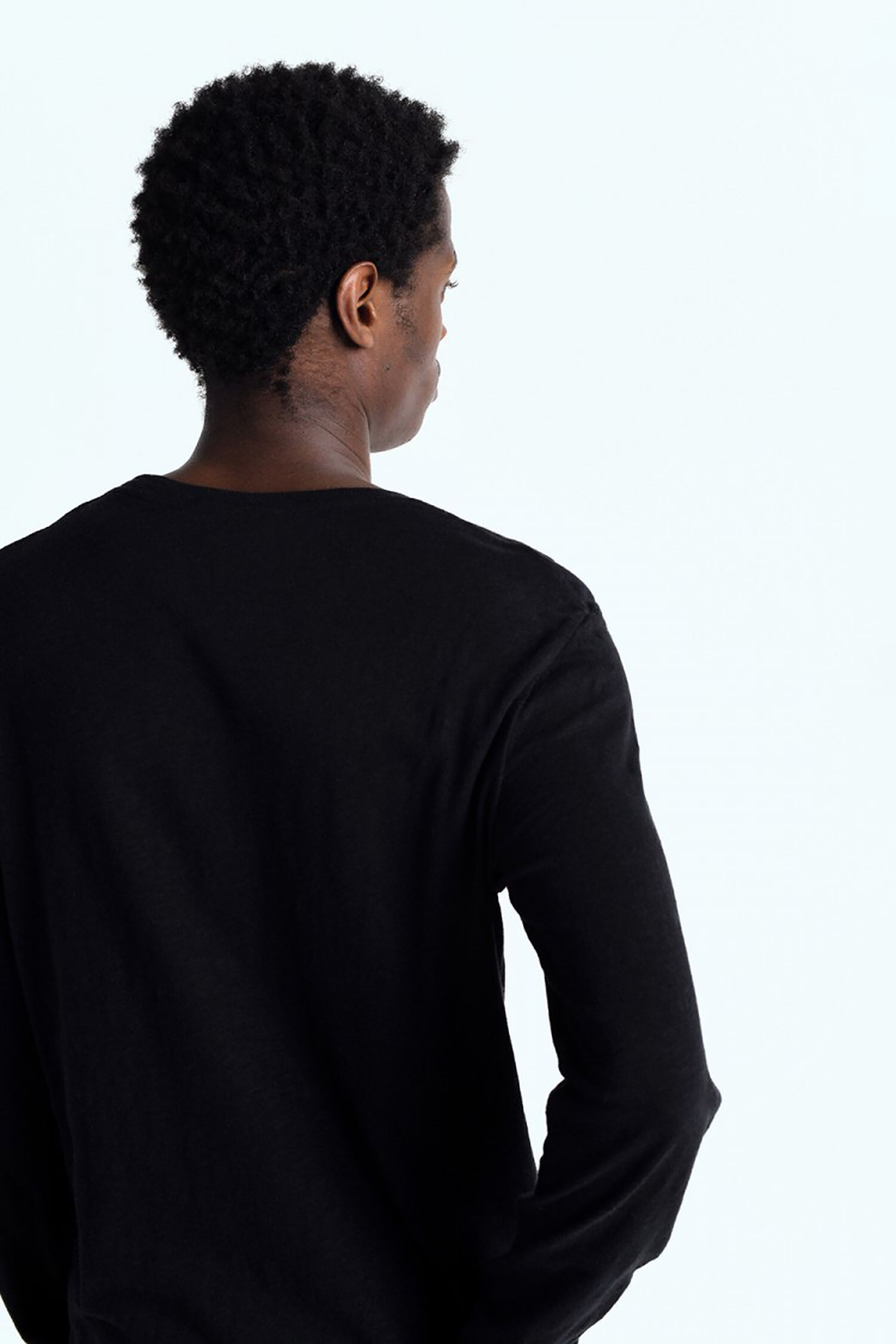 Men's Bysapick T-Shirt LS - Black