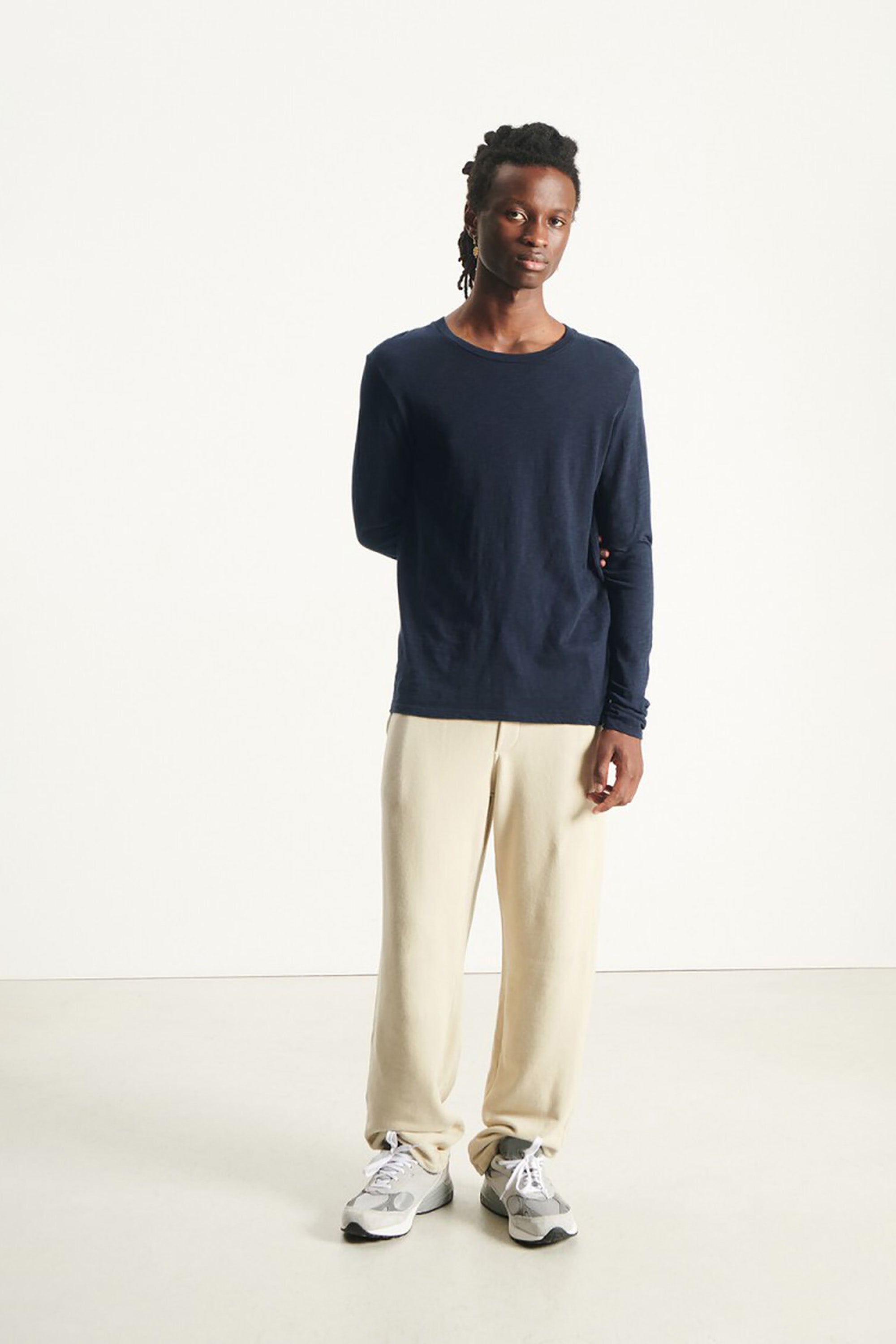 Men's Bysapick T-Shirt LS - Navy