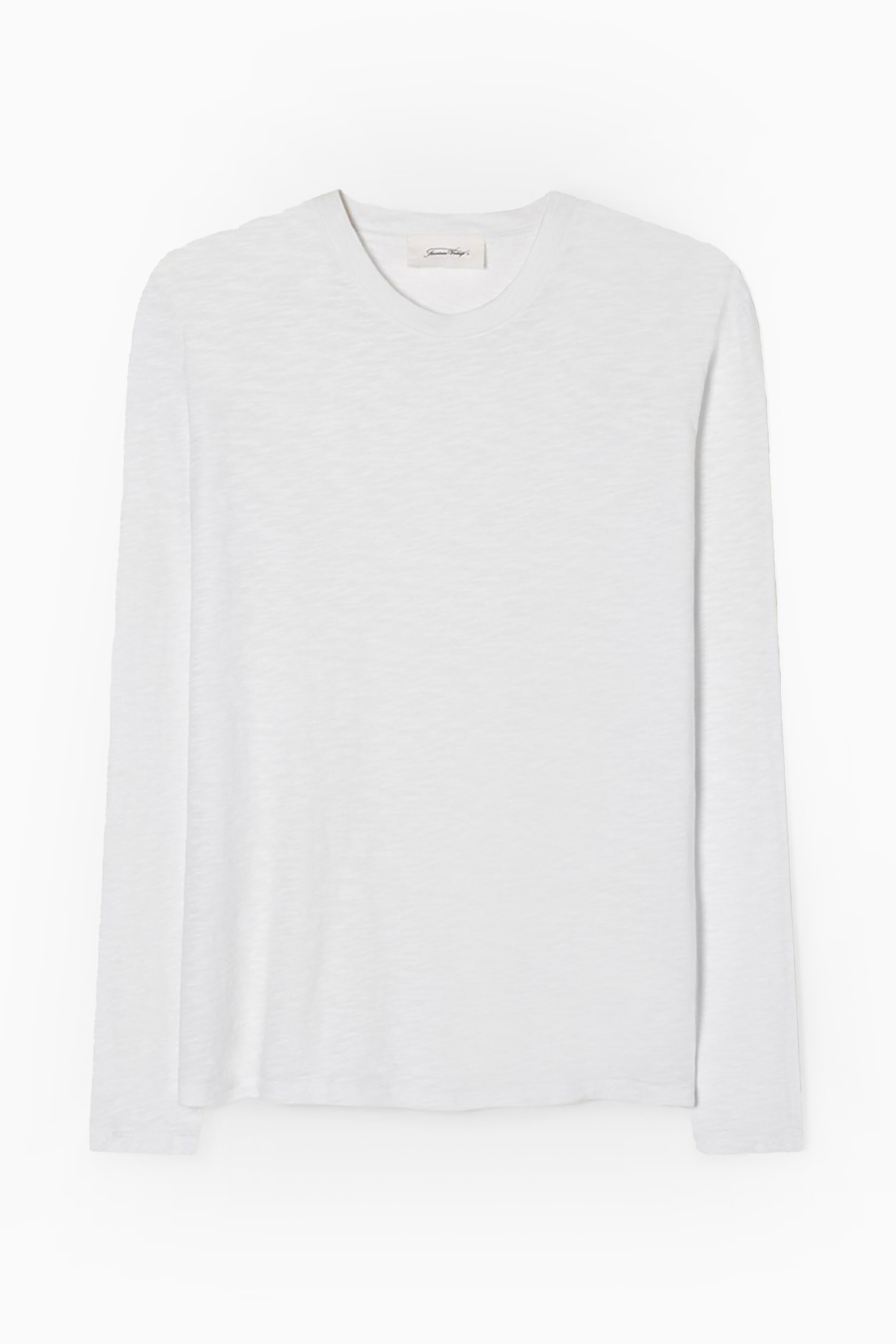 Men's Bysapick T-Shirt LS - White