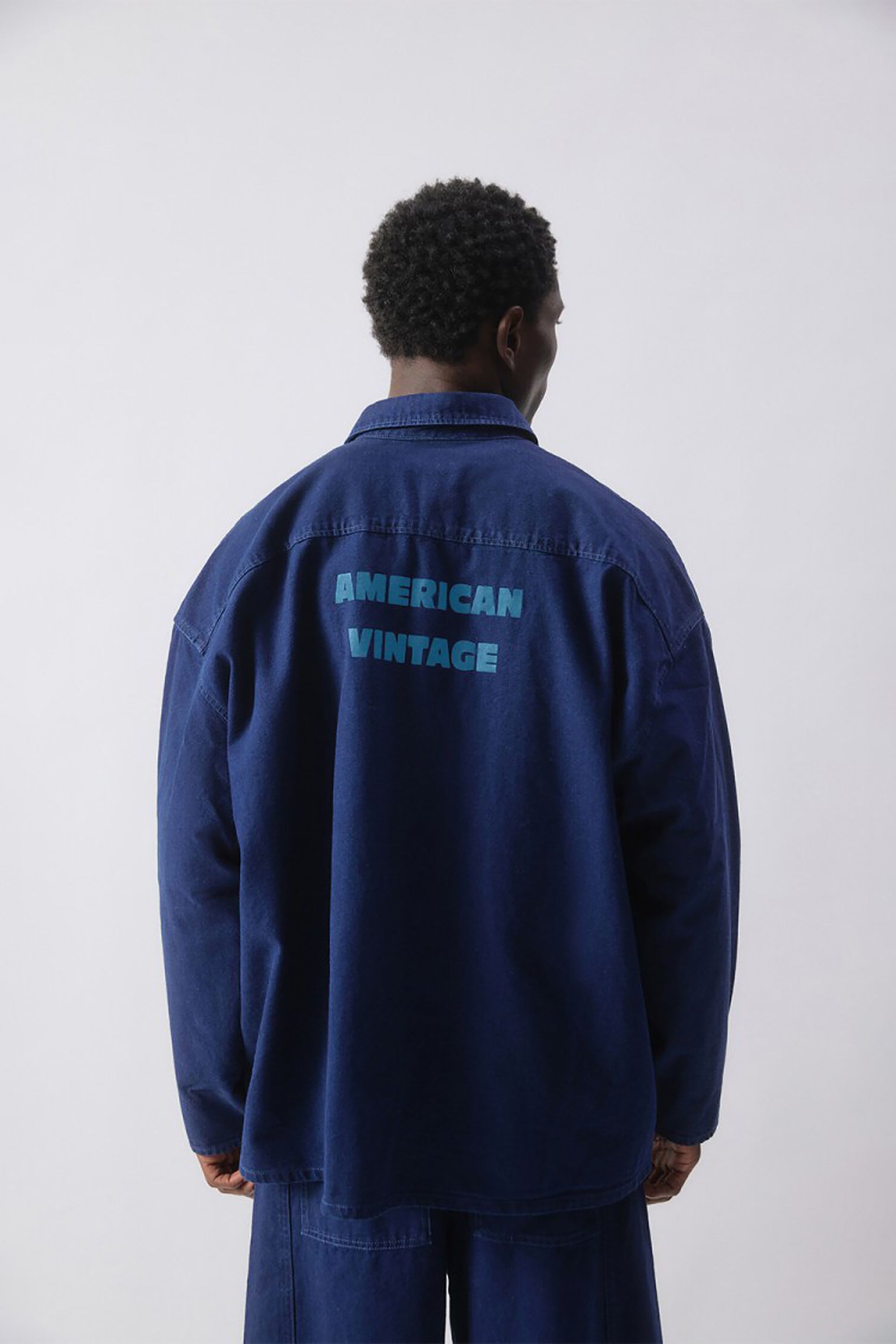 Men's Comow Shirt - Raw Blue