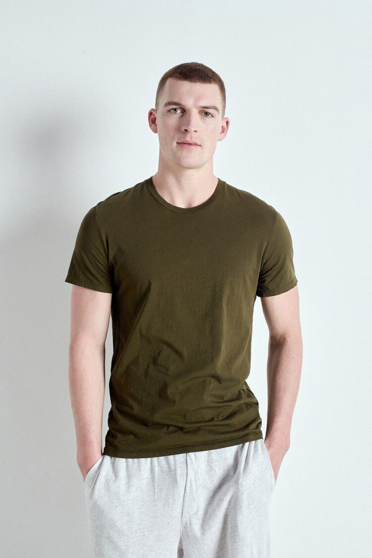  Men's Decatur T-Shirt SS - Khaki - RUM Amsterdam