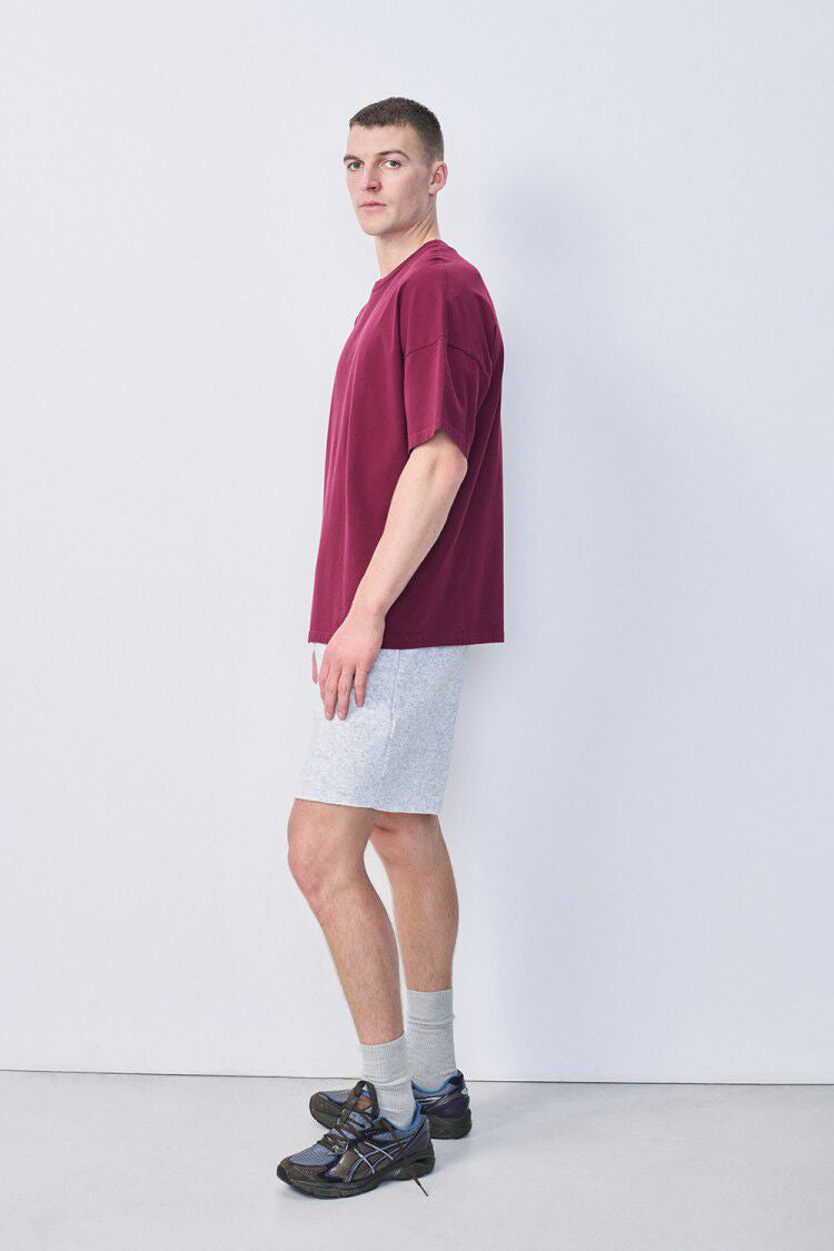  Men's Fizvalley T-Shirt SS - Vintage Burgundy - RUM Amsterdam
