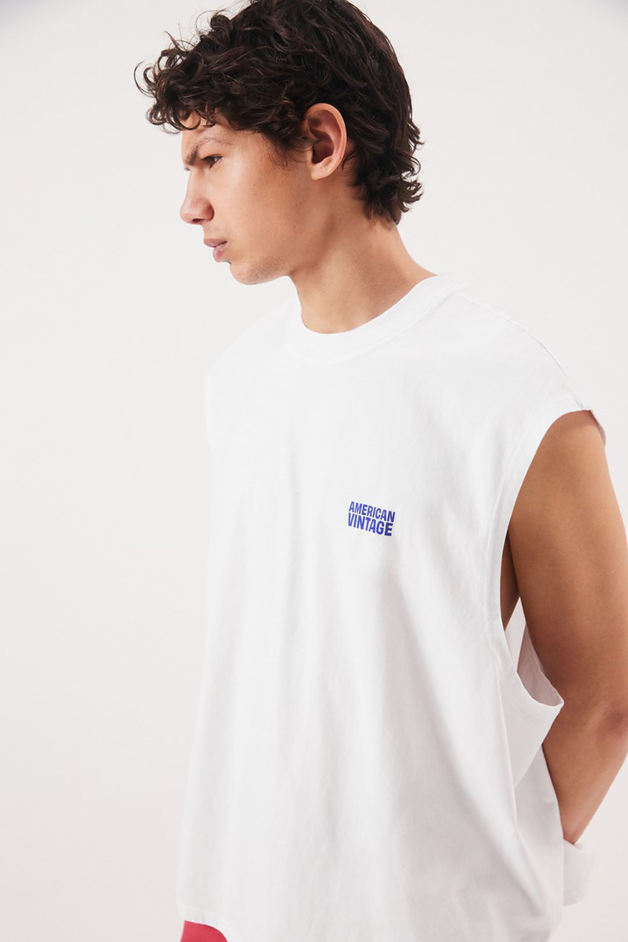 Men's Gixy Tank Top - White