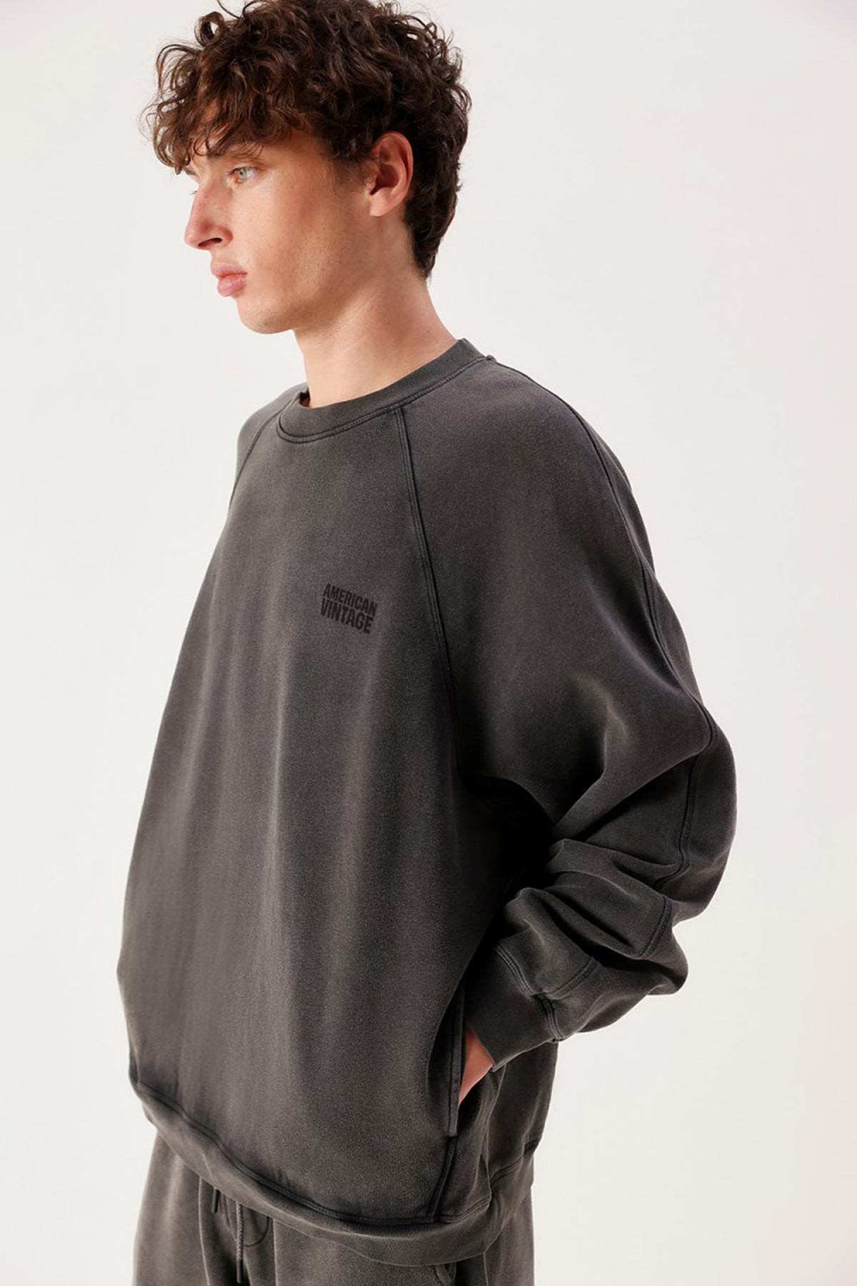 Men's Jitbay Sweatshirt - Vintage Carbon - RUM Amsterdam