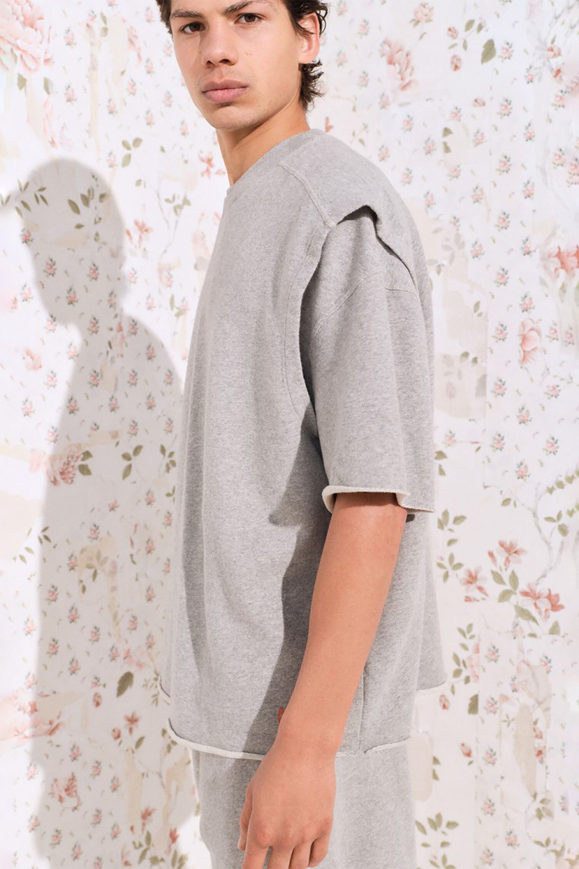 Men's Nyzzow Sweat Top - Heather Grey