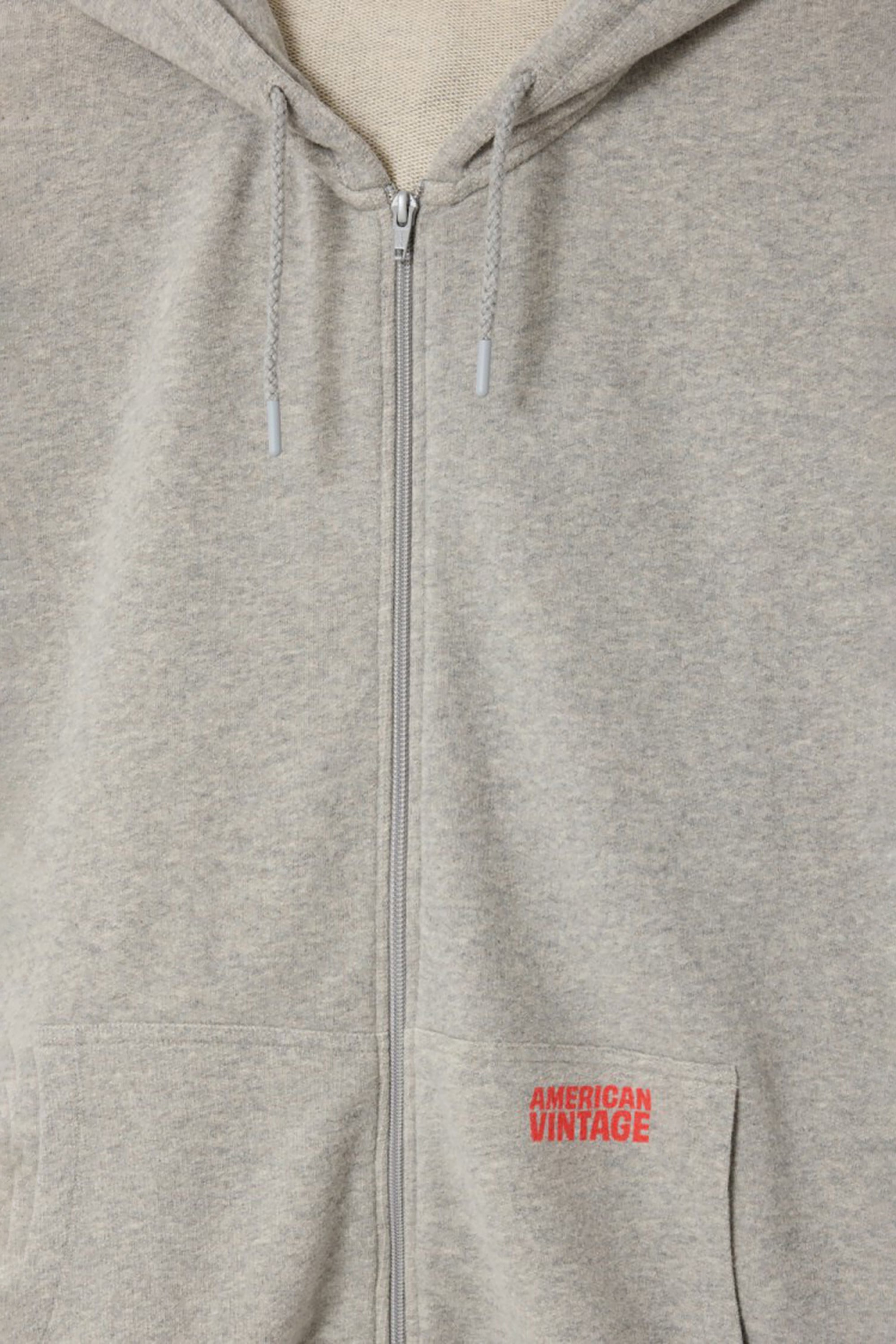 Men's Nyzzow Zip Up Hoodie - Heather Grey