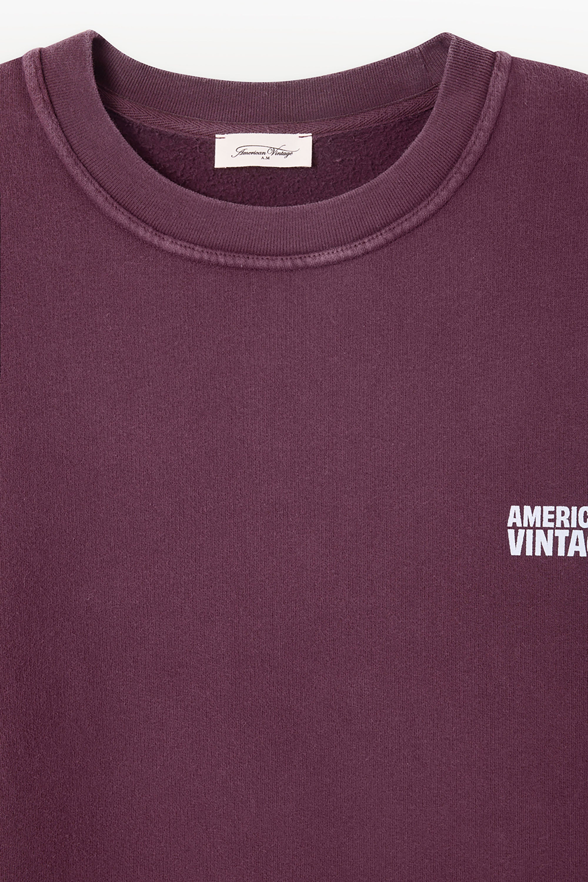  Men's Plizzy Sweatshirt - Vintage Mahogany - RUM Amsterdam