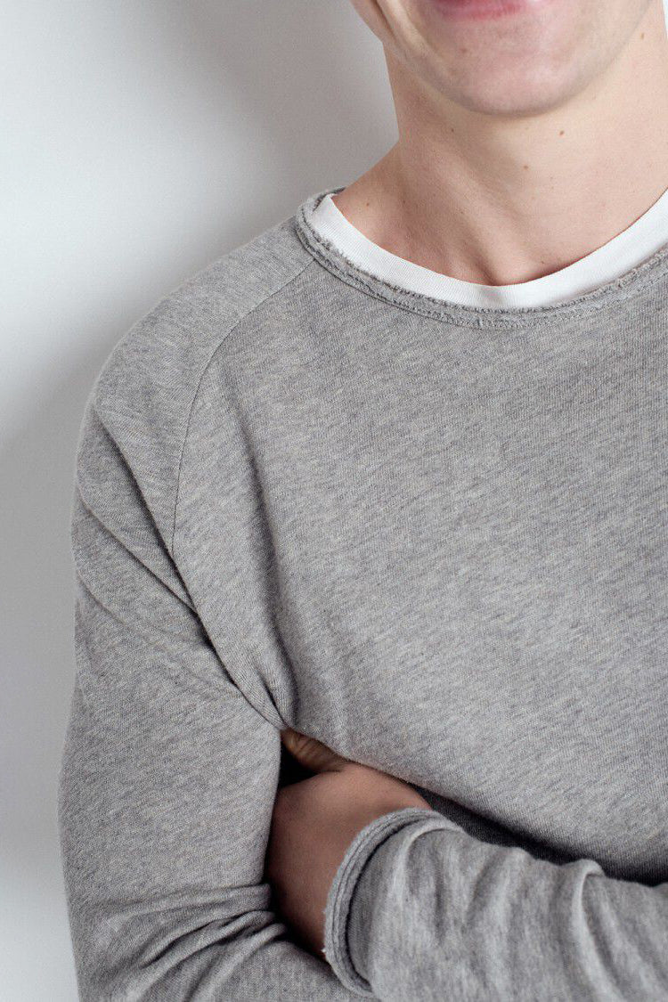 Men's Sonoma T-Shirt LS - Heather Grey