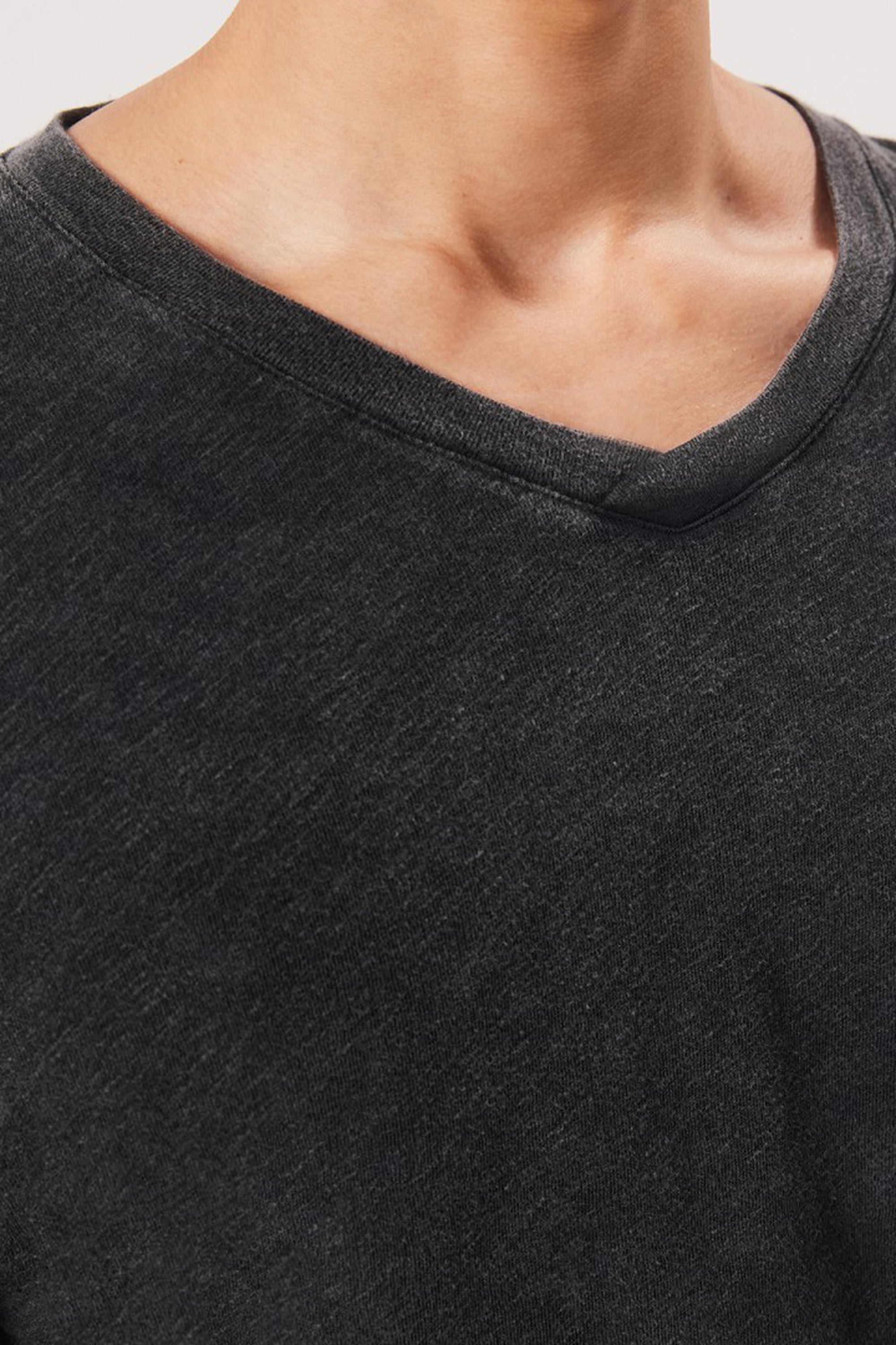 Men's Sonoma T-Shirt LS V-Neck - Vintage Carbon