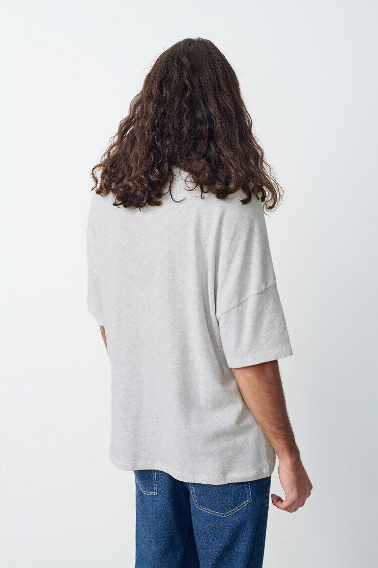  Men's Sonoma T-Shirt SS - Arctic Melange - RUM Amsterdam