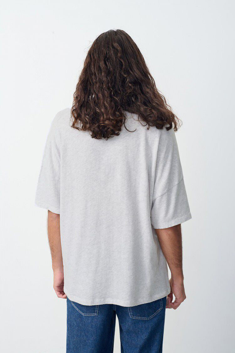  Men's Sonoma T-Shirt SS - Arctic Melange - RUM Amsterdam