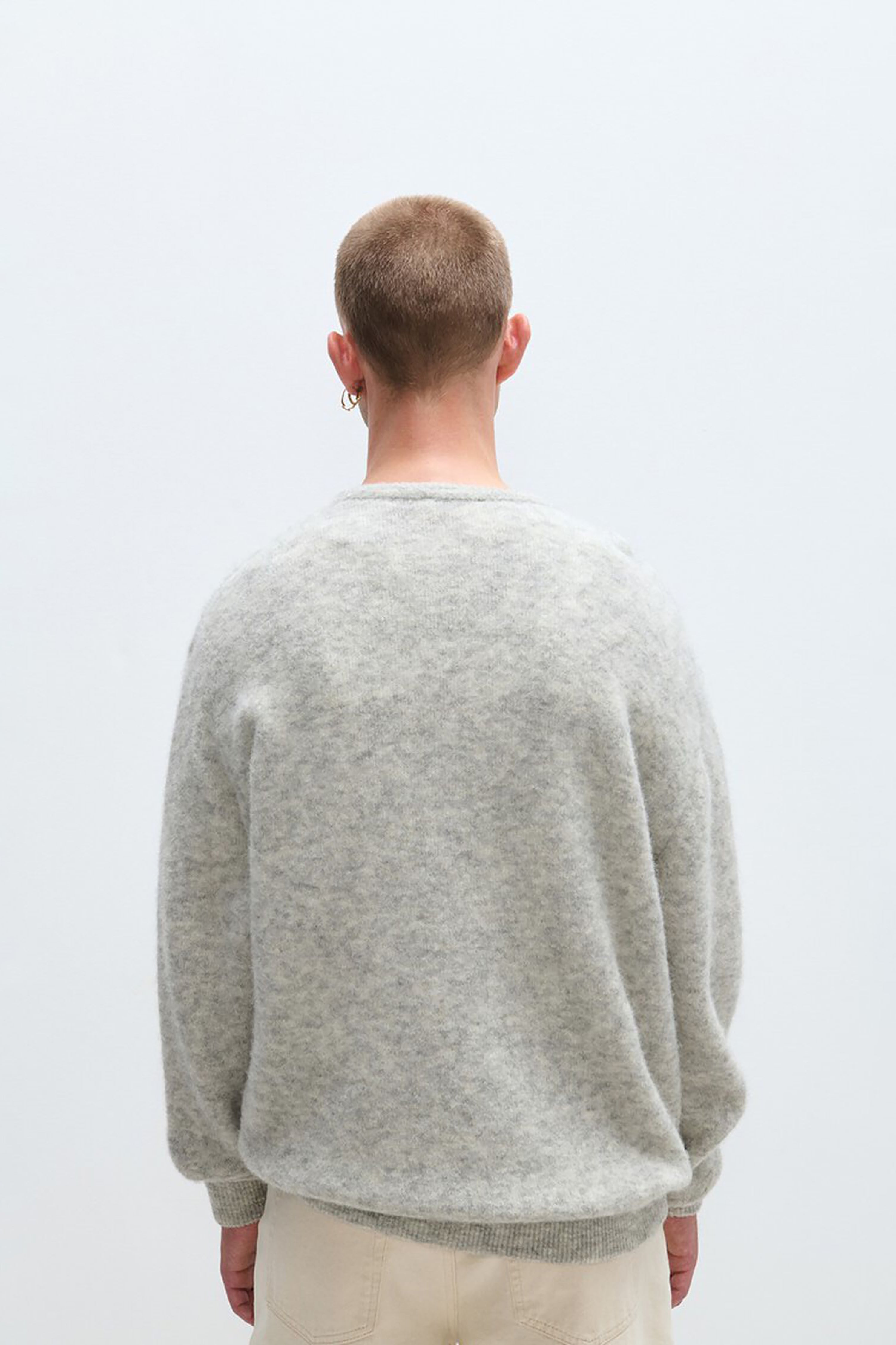 Men's Vitow Jumper - Light Grey Melange