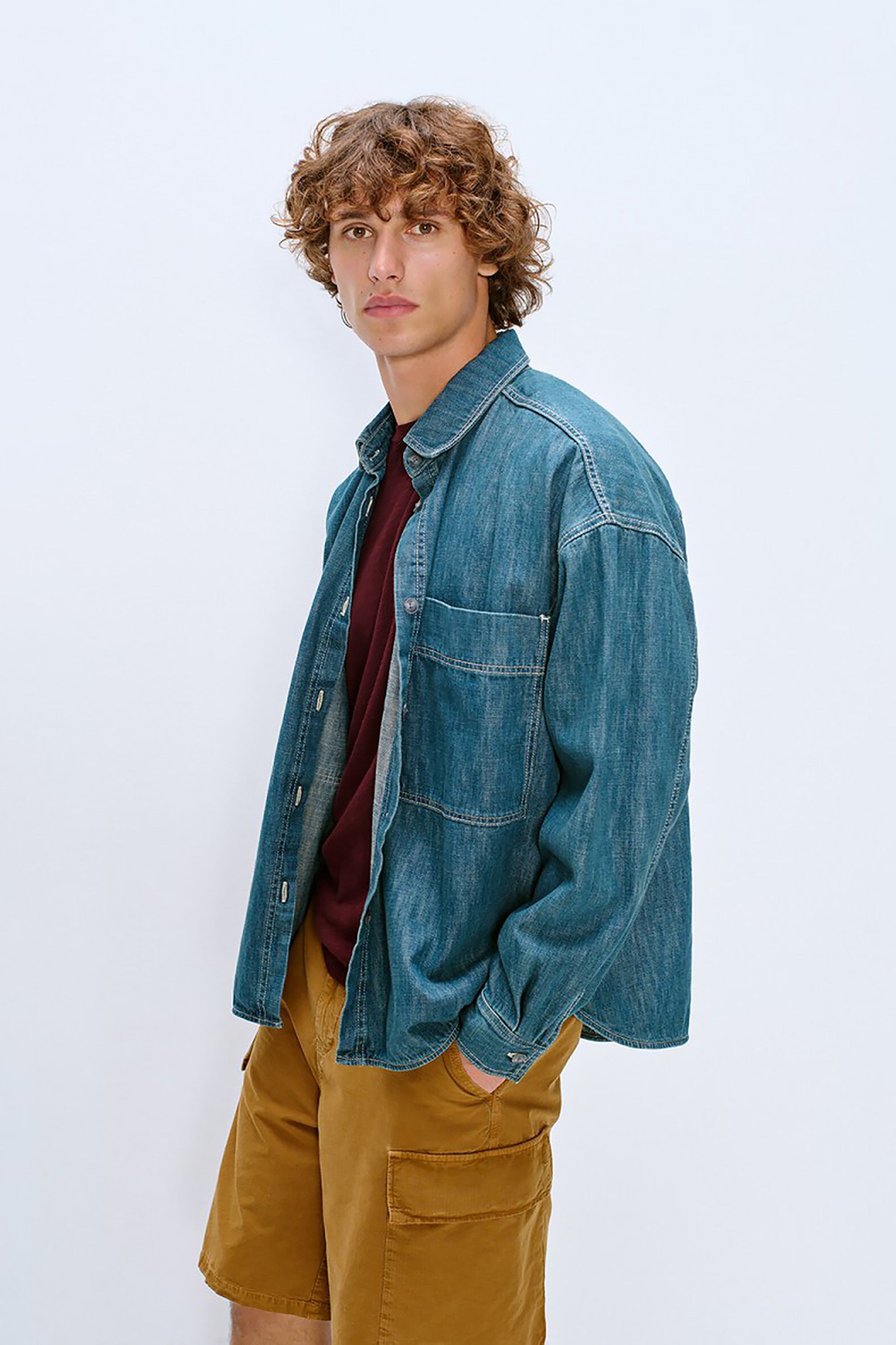 Men's Ydopark Shirt  - Medium Green Cast
