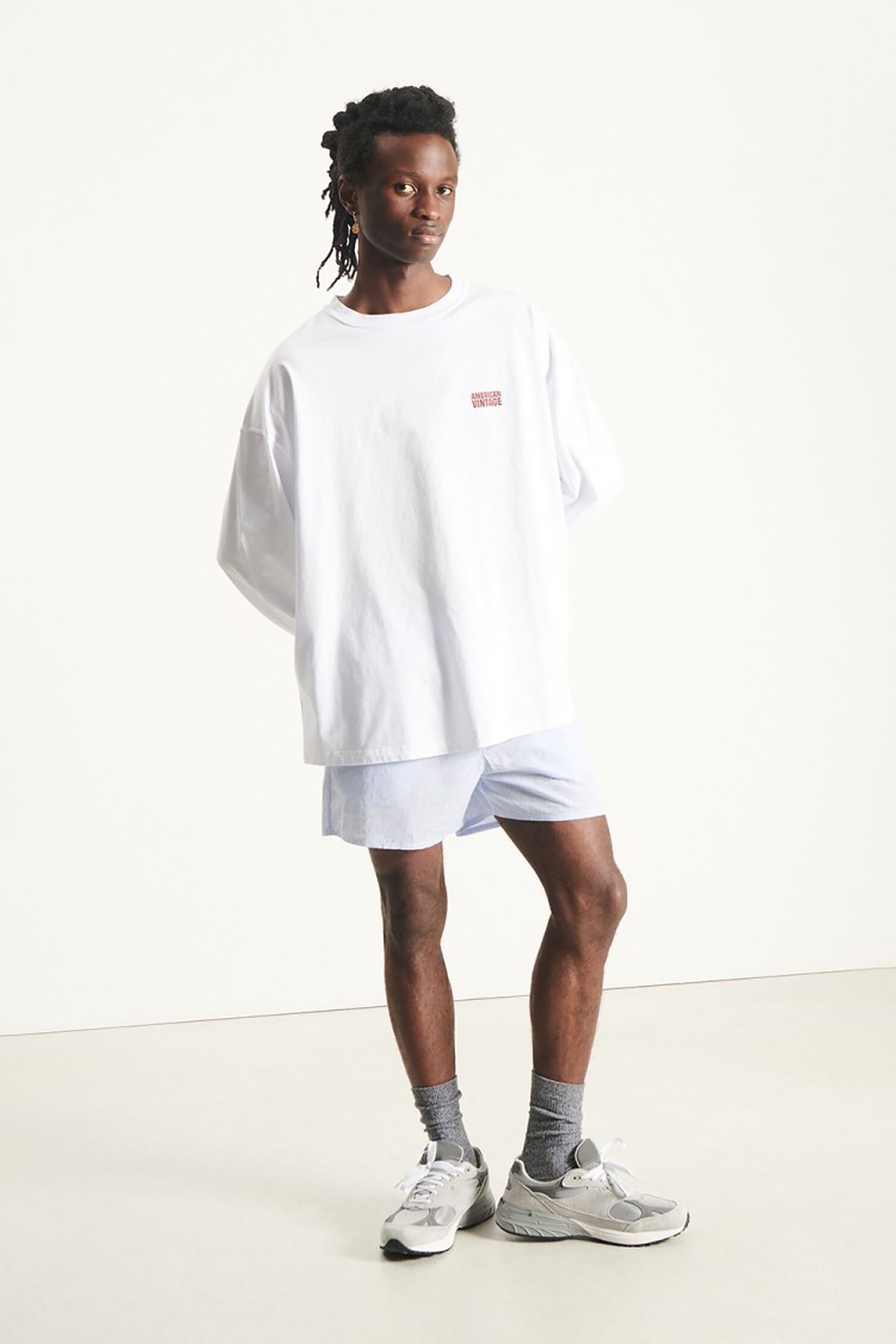 Men's Ykobow T-Shirt LS - White