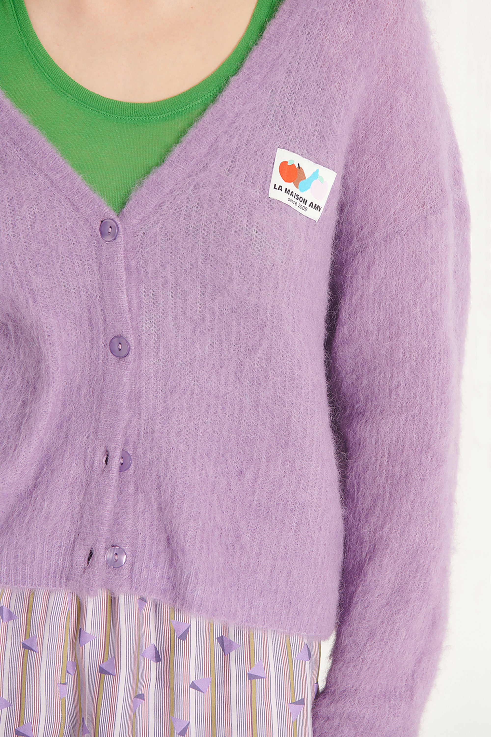 Nenybay Cardigan - Violet