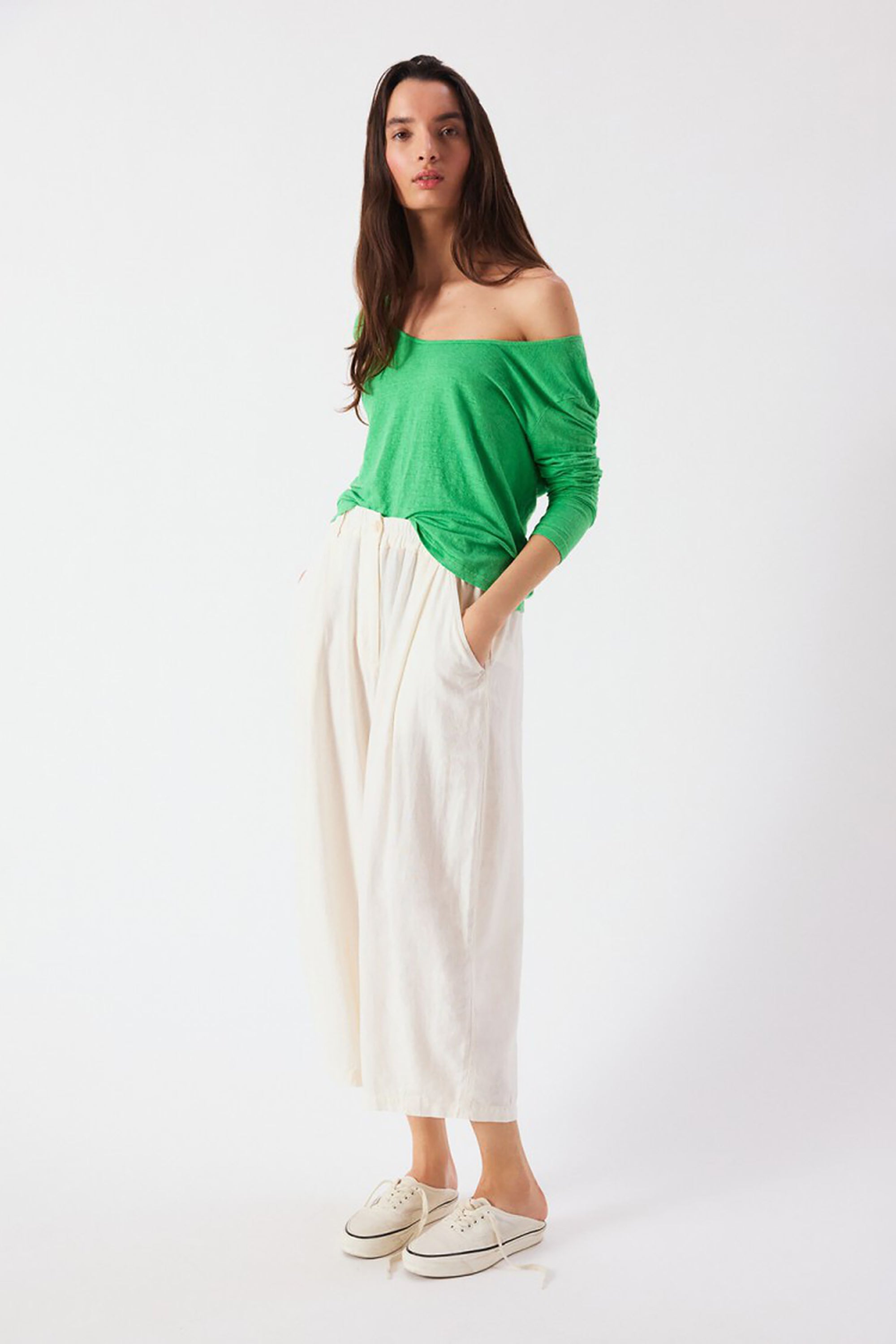 Ozutown Trousers - Pearl