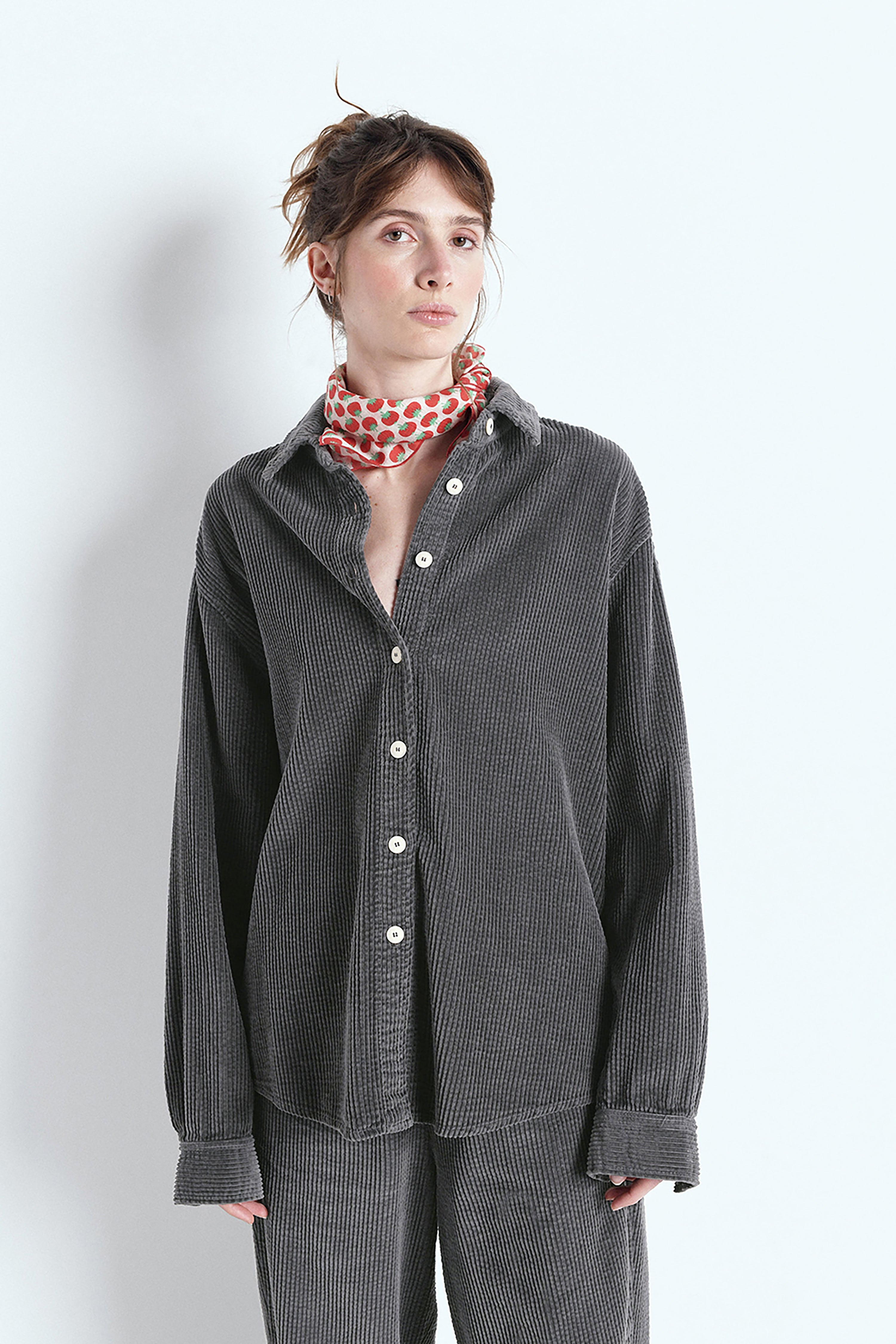 Padow Shirt - Vintage Carbon