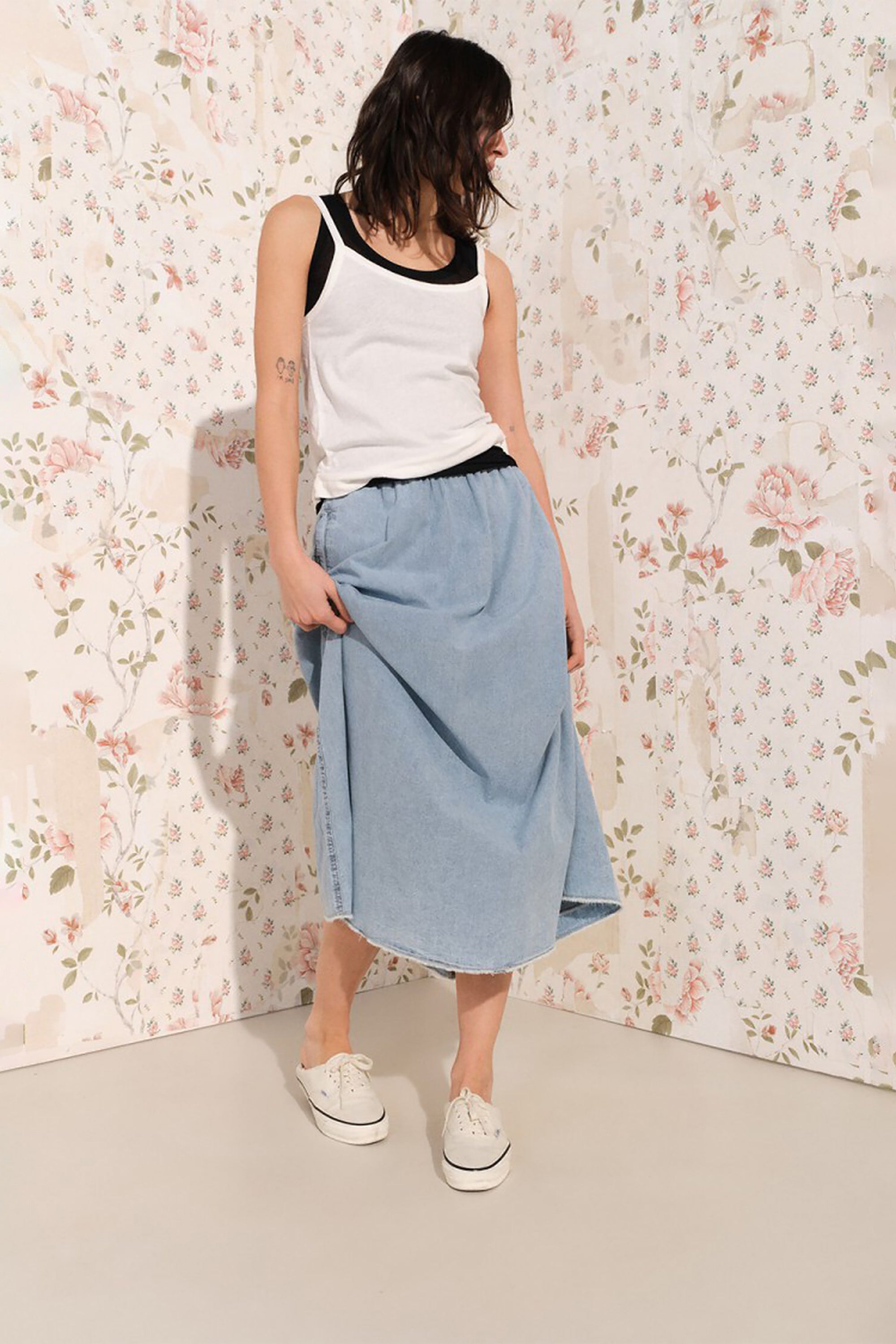 Paybou Skirt - Blue Snow