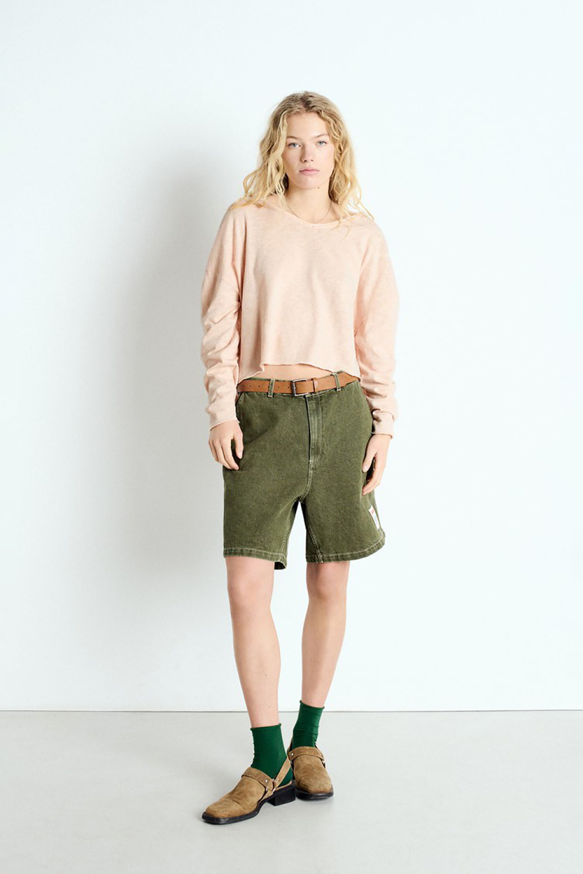  Sonoma Shirt V-Neck - Vintage Biscuit - RUM Amsterdam