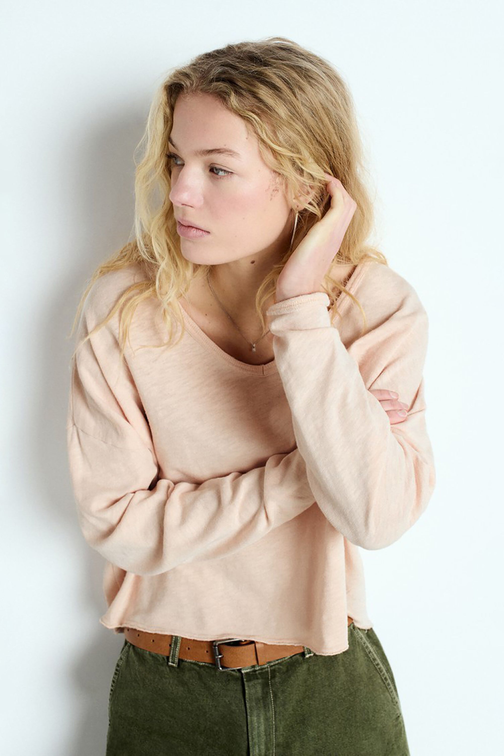  Sonoma Shirt V-Neck - Vintage Biscuit - RUM Amsterdam