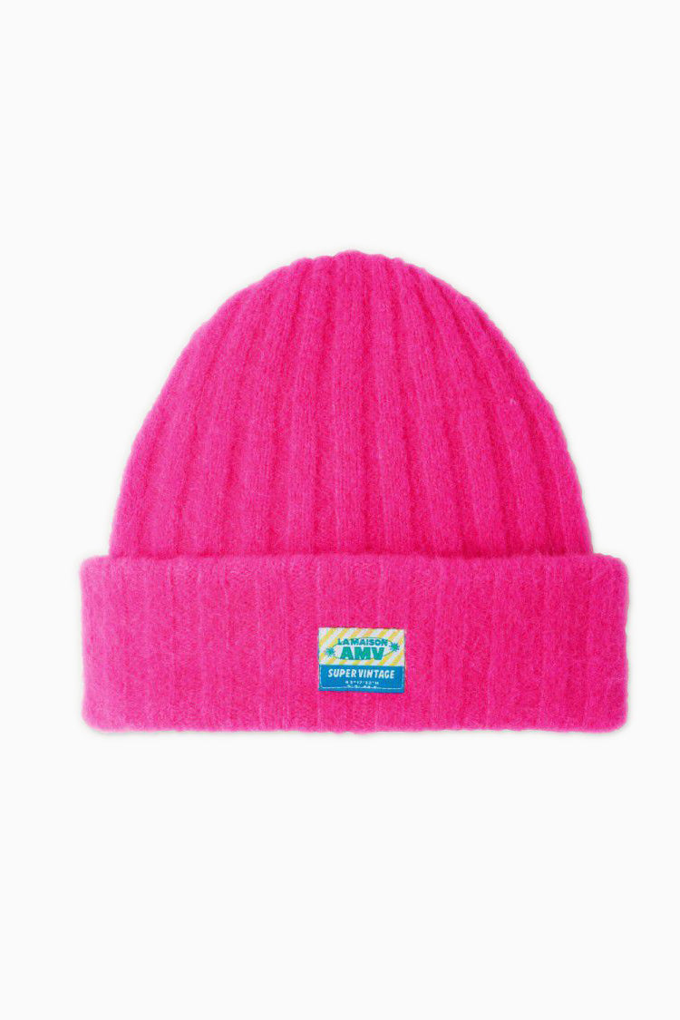 American Vintage Vitow Beanie - Neon Pink Melange - RUM Amsterdam