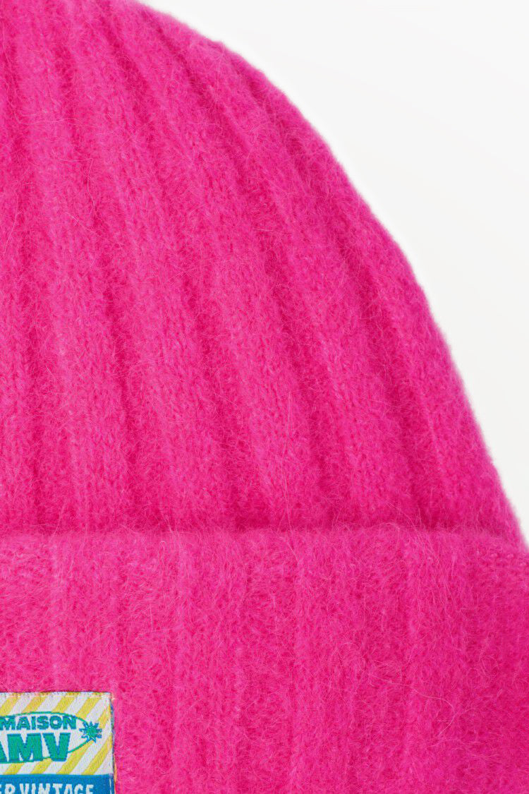 American Vintage Vitow Beanie - Neon Pink Melange - RUM Amsterdam