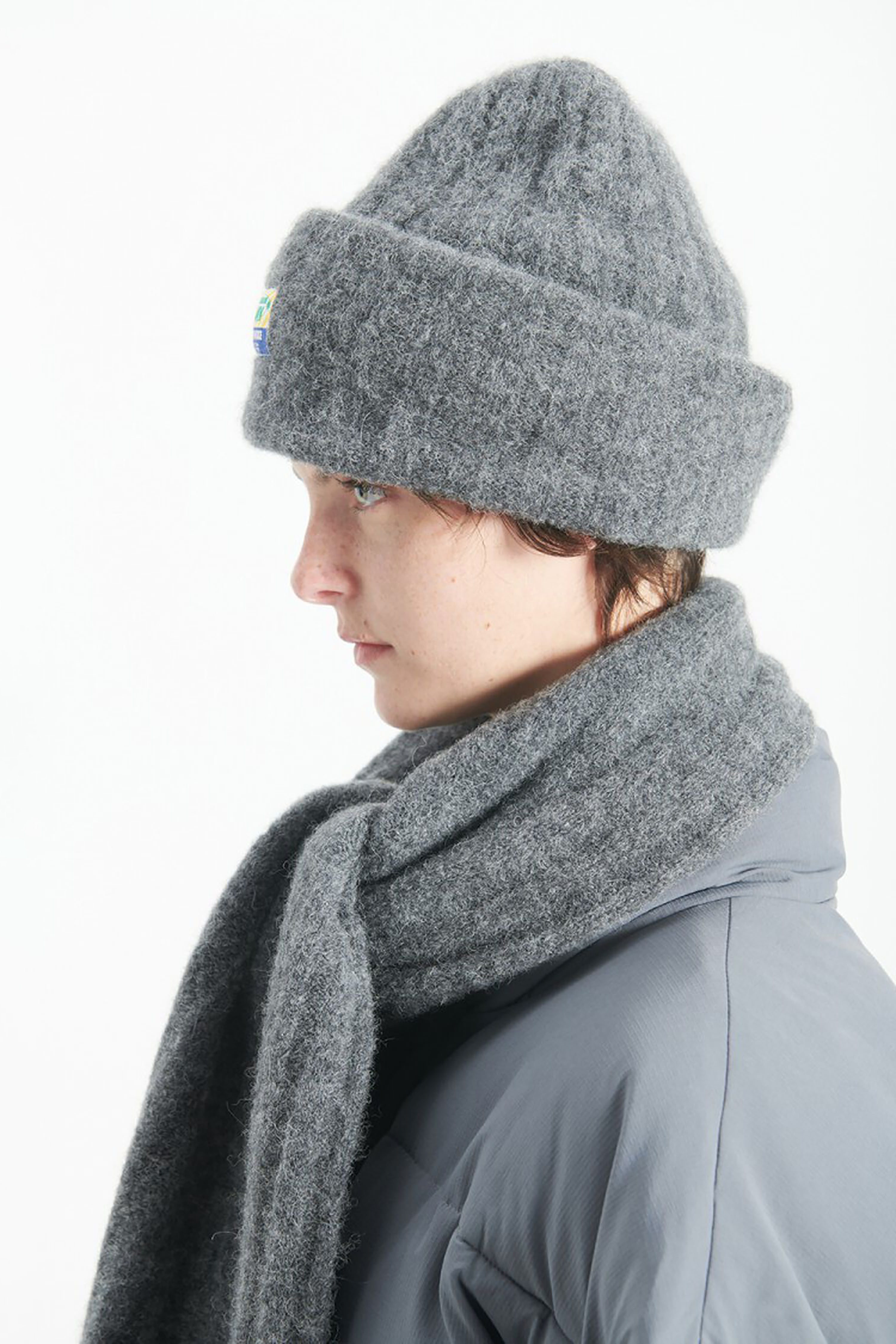  Vitow Beanie - Steel Melange - RUM Amsterdam