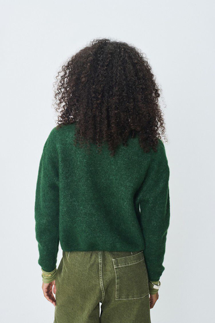 Vitow Cardigan - Basil Melange