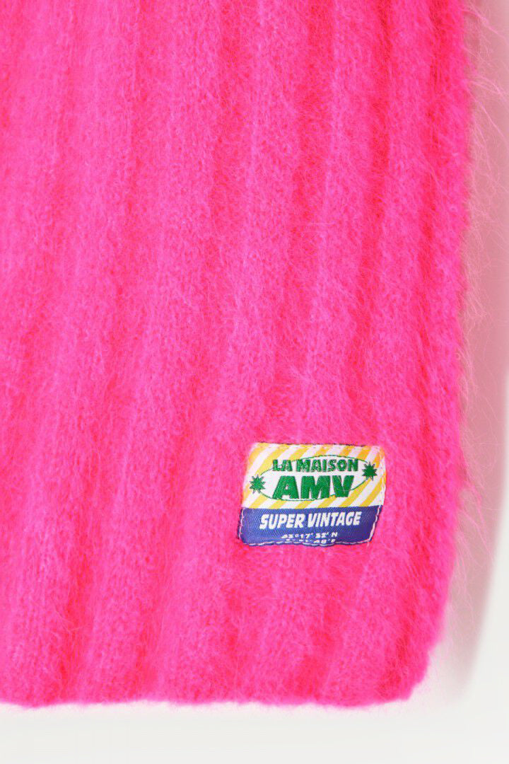 American Vintage Vitow Scarf - Pink Fluo Melange - RUM Amsterdam