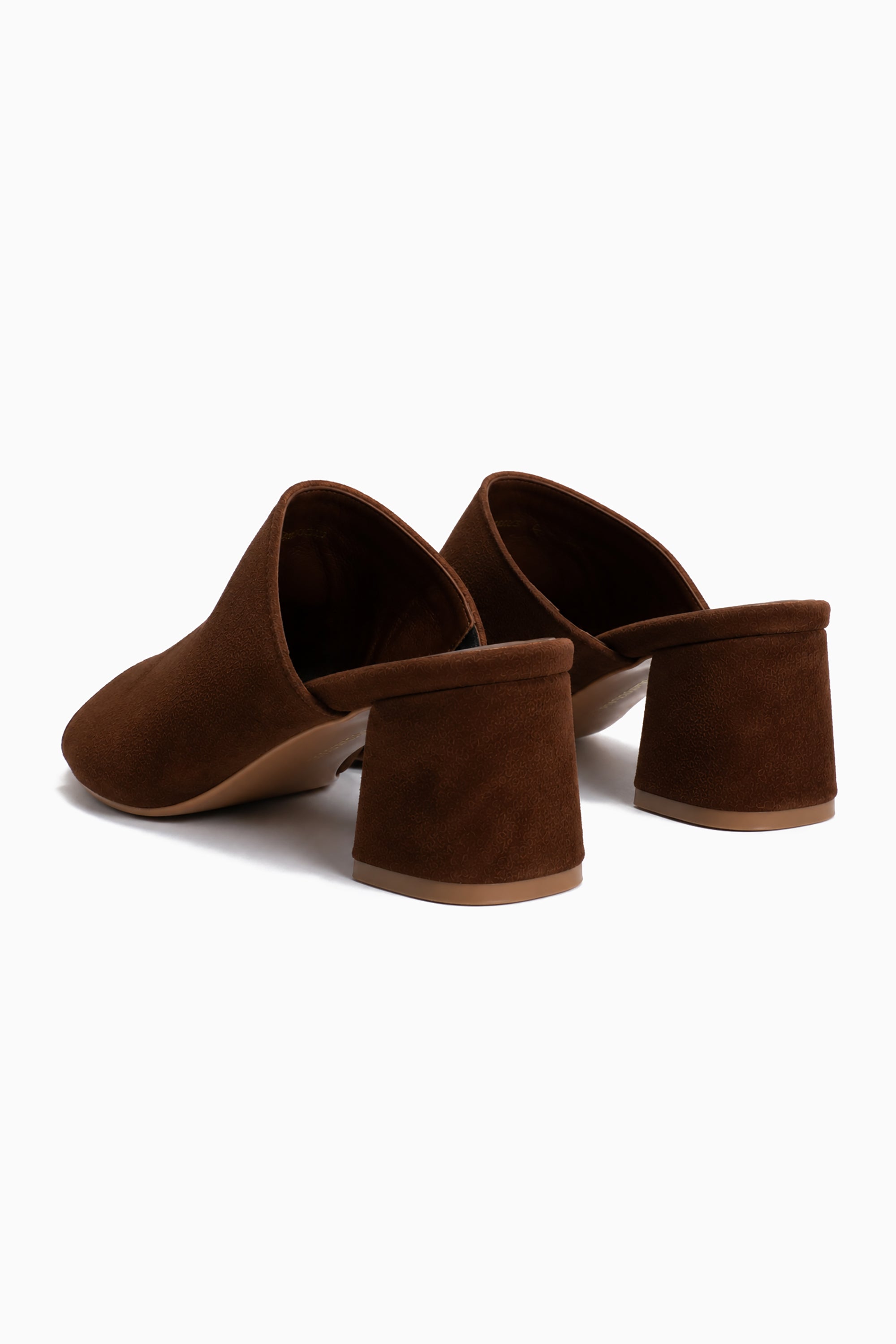 Horizon 55 Suede Heels - Chocolate