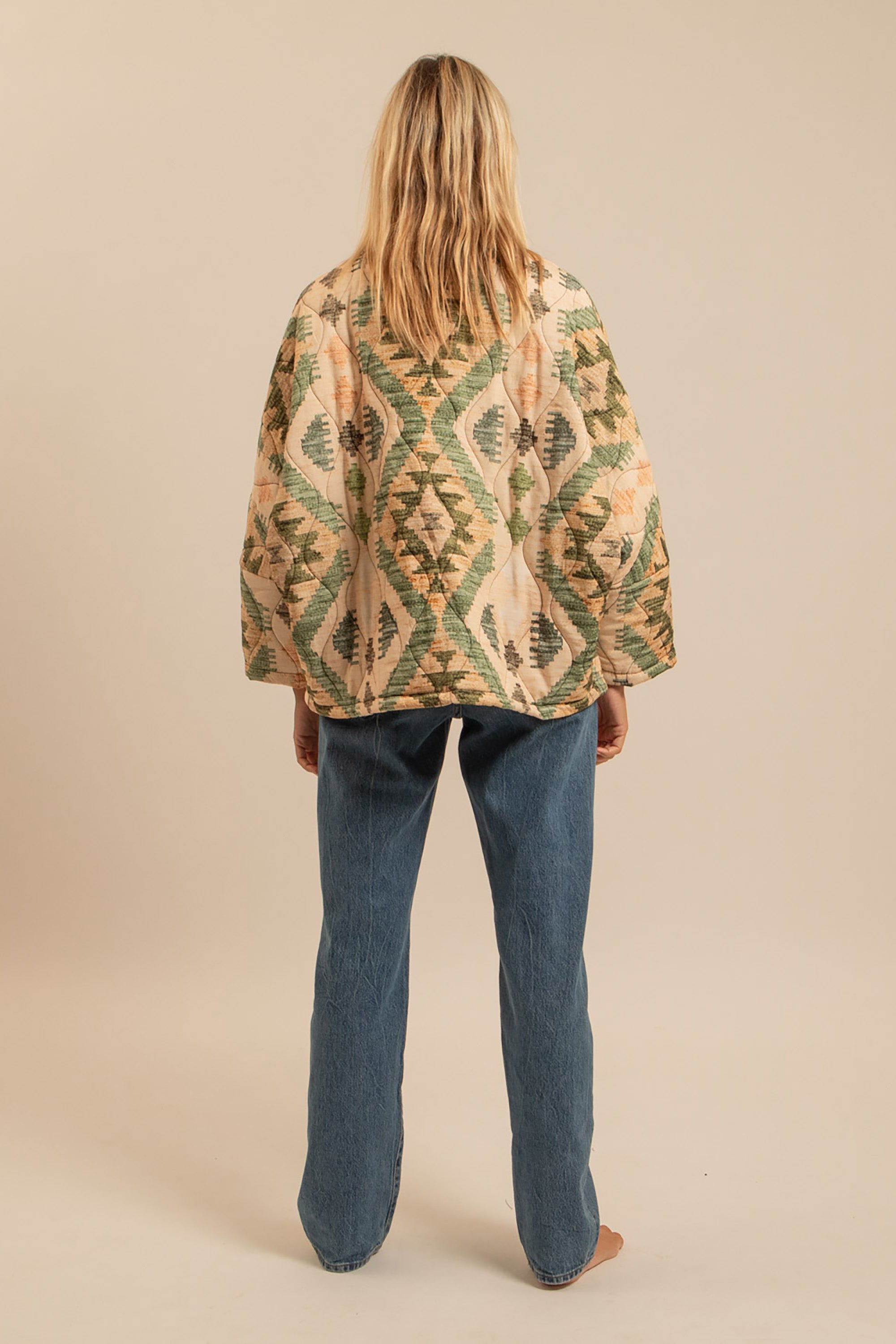 Chicago Kimono Jacket - Cibola Kaki