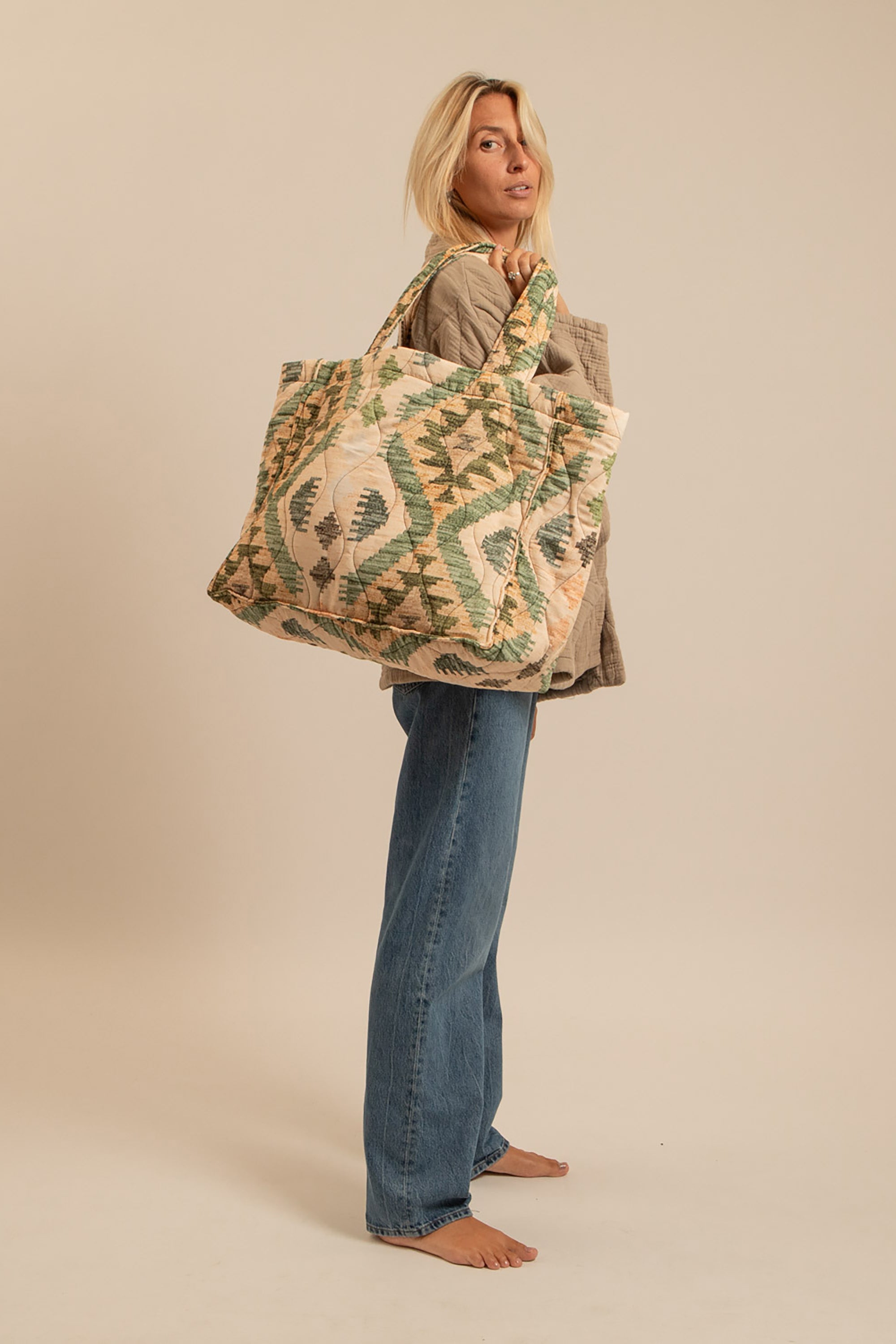Philadelphie Shopper Bag - Cibola Kaki
