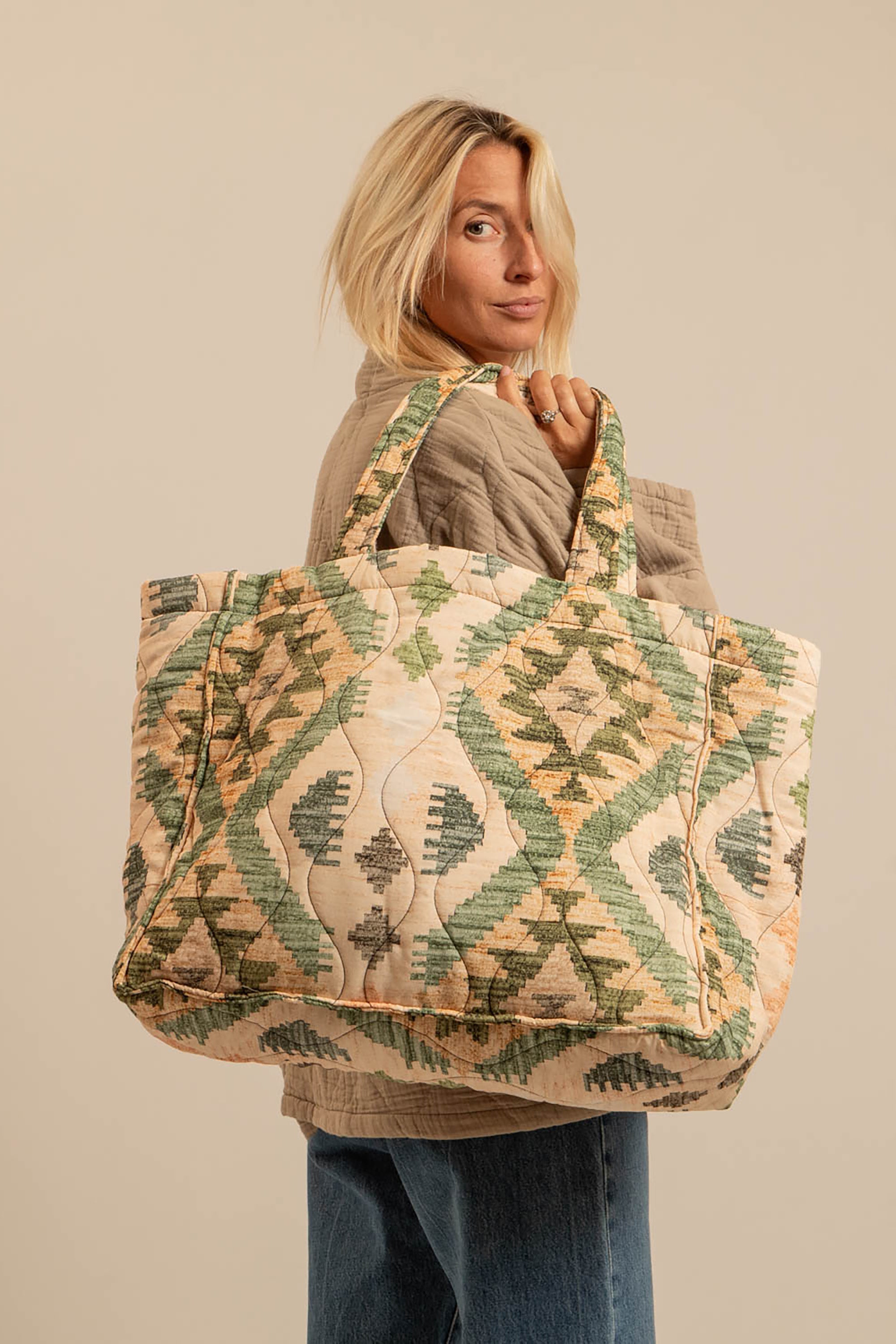 Philadelphie Shopper Bag - Cibola Kaki