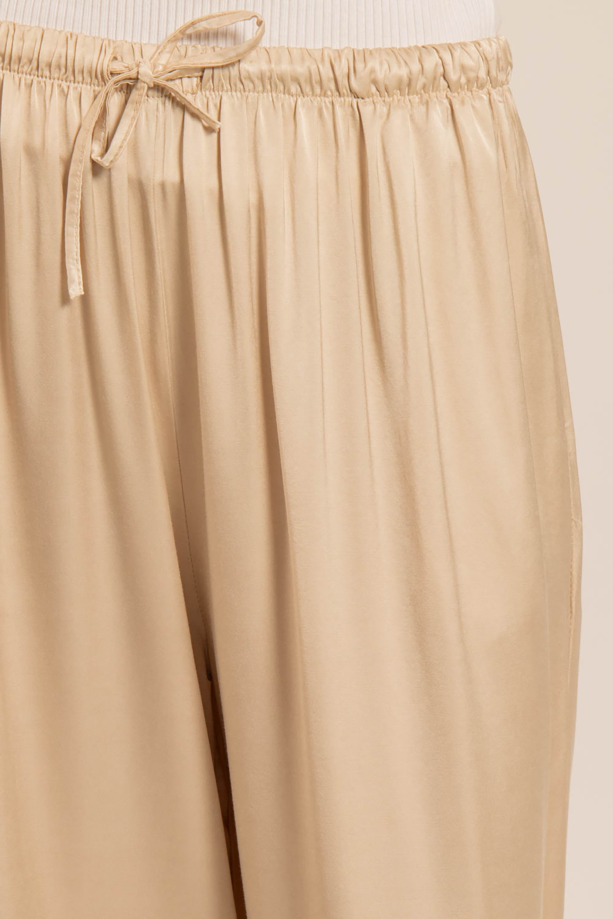 Phoenix Silky Pants - Beige