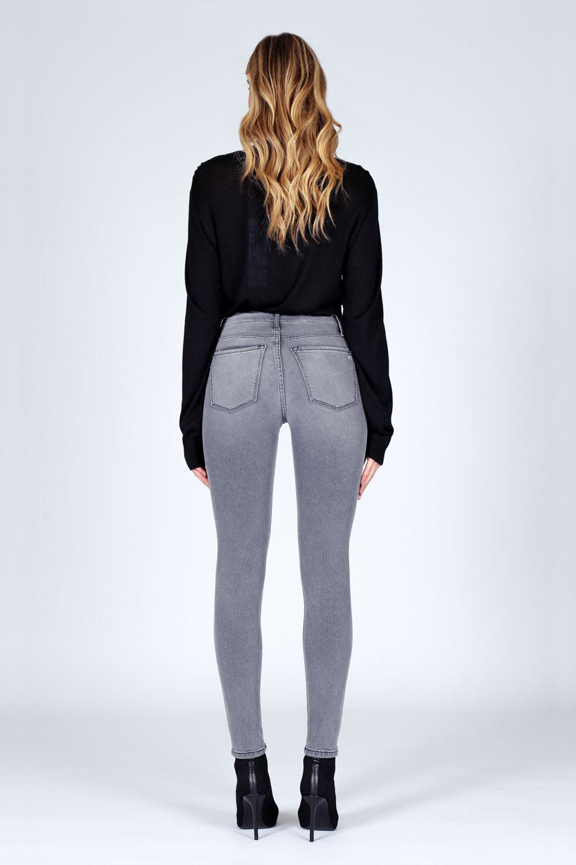 Black Orchid Gisele High Rise Skinny Jeans - Smoke - RUM Amsterdam