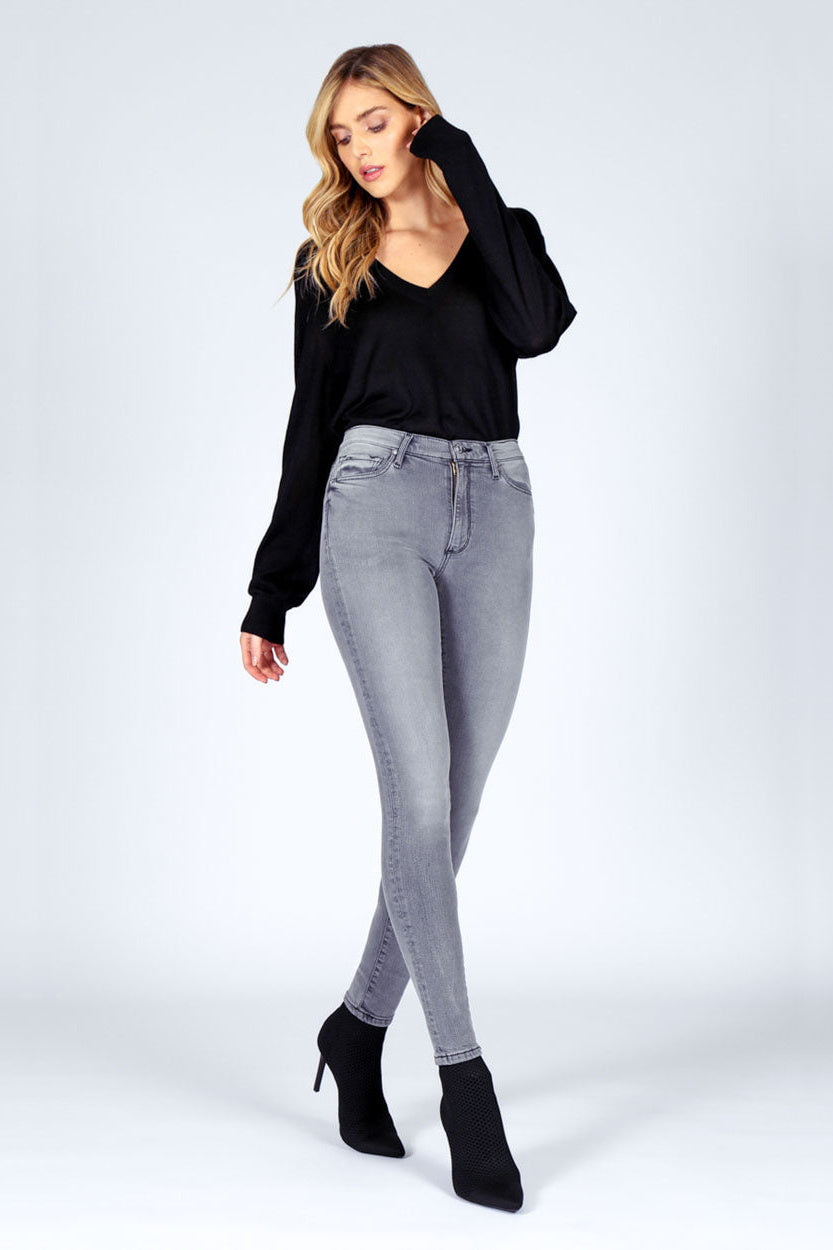 Black Orchid Gisele High Rise Skinny Jeans - Smoke - RUM Amsterdam