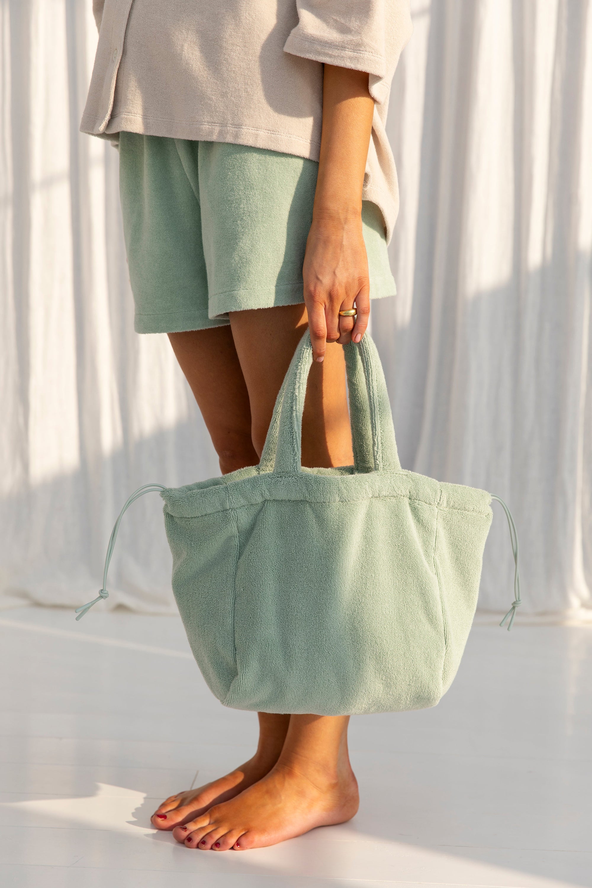  Naram Handbag Small - Silver Sage - RUM Amsterdam