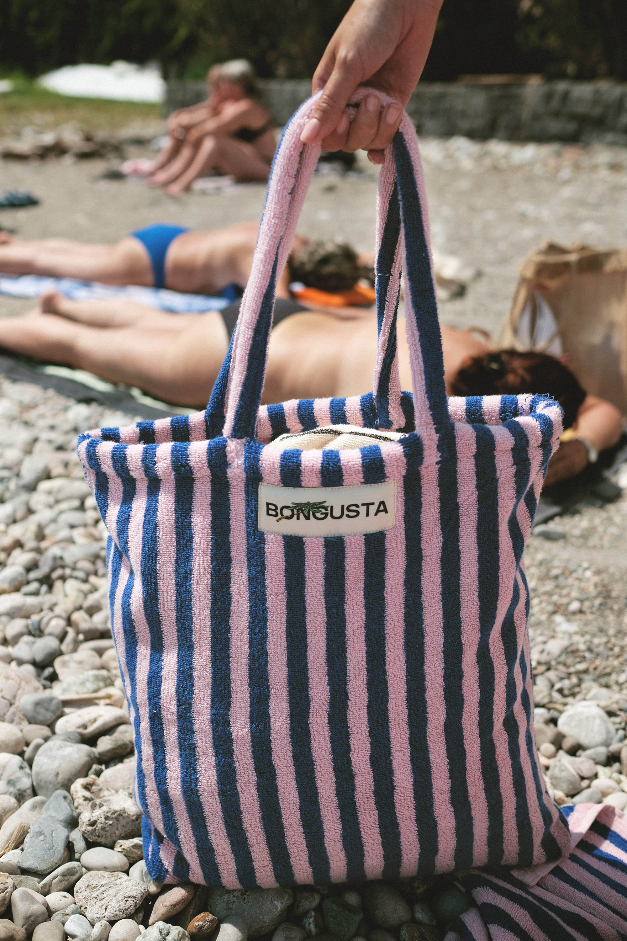 Naram Tote Bag - Dazzling Blue & Rose