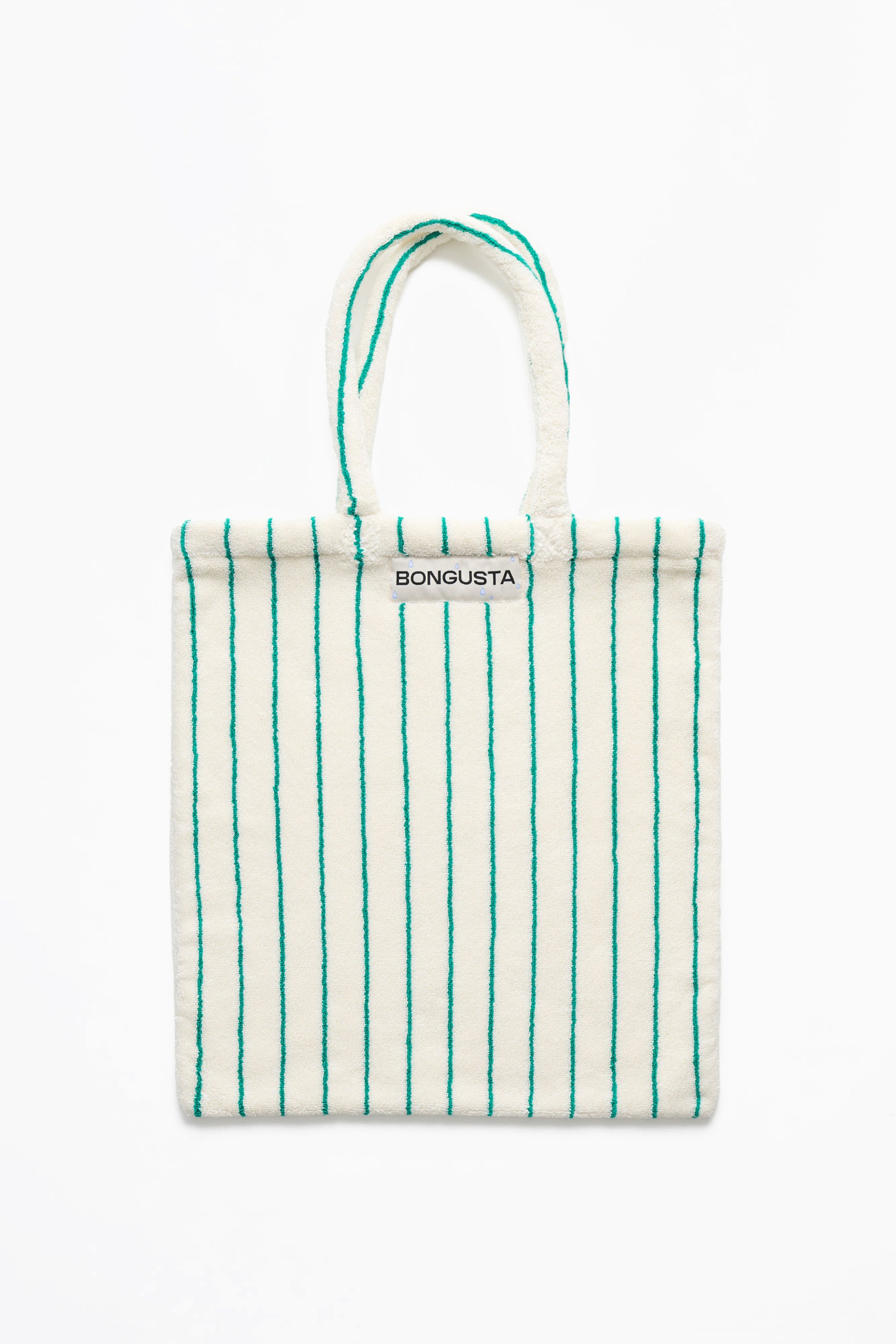 Naram Tote Bag - Pure White & Grass