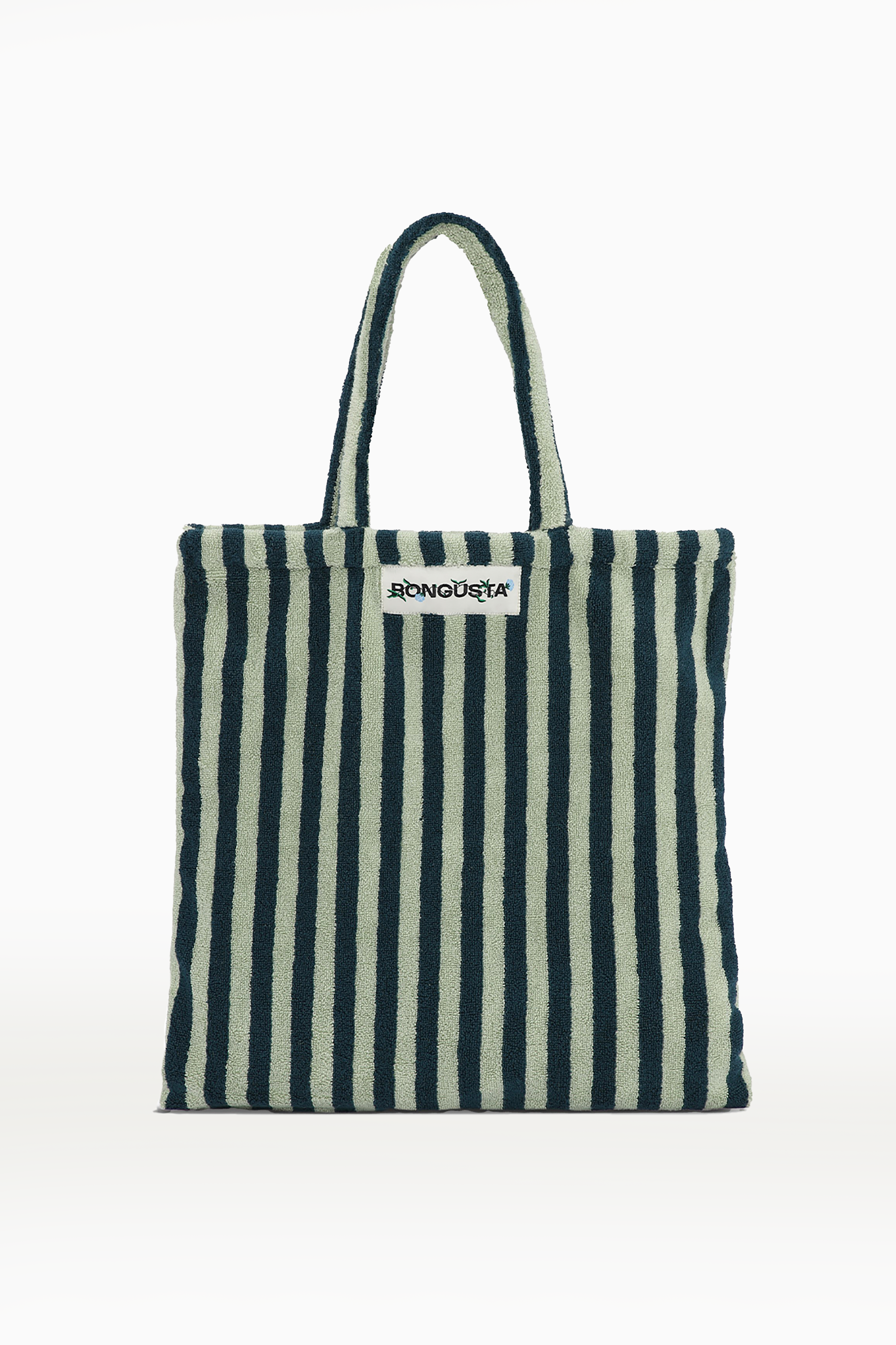 Naram Tote Bag - Sea Foam & Deep Teal