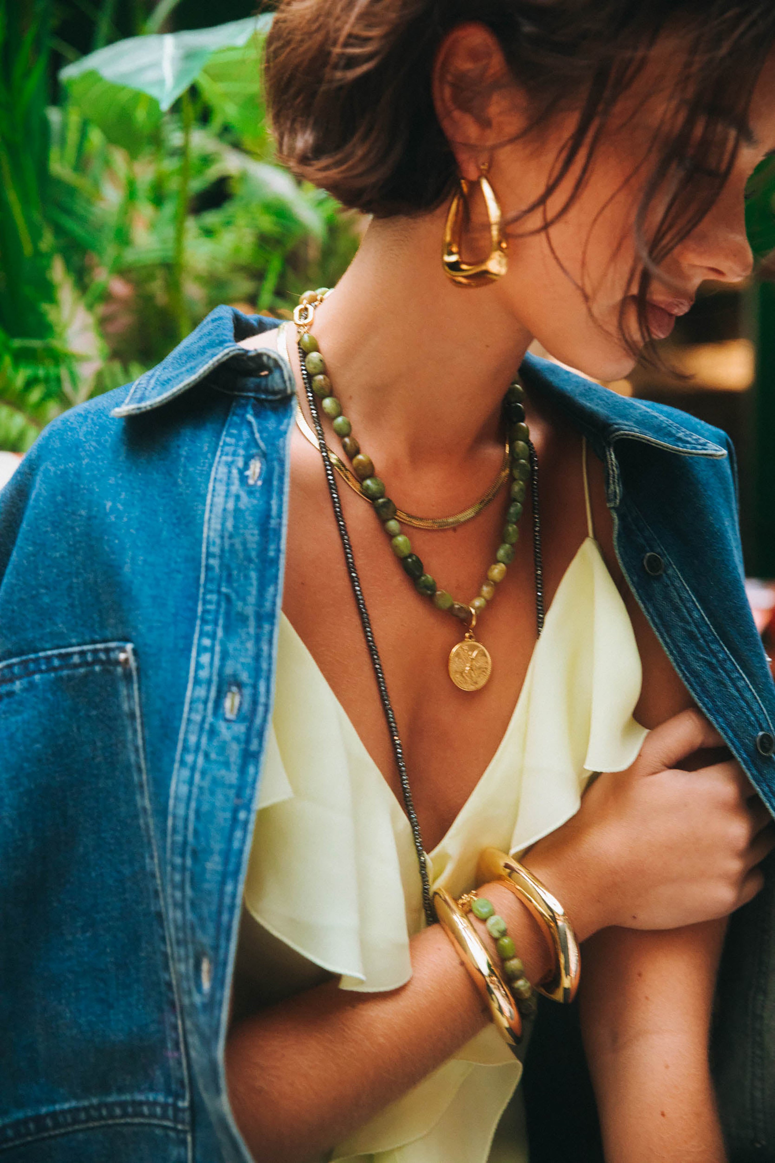 Bobby Necklace - Army Green