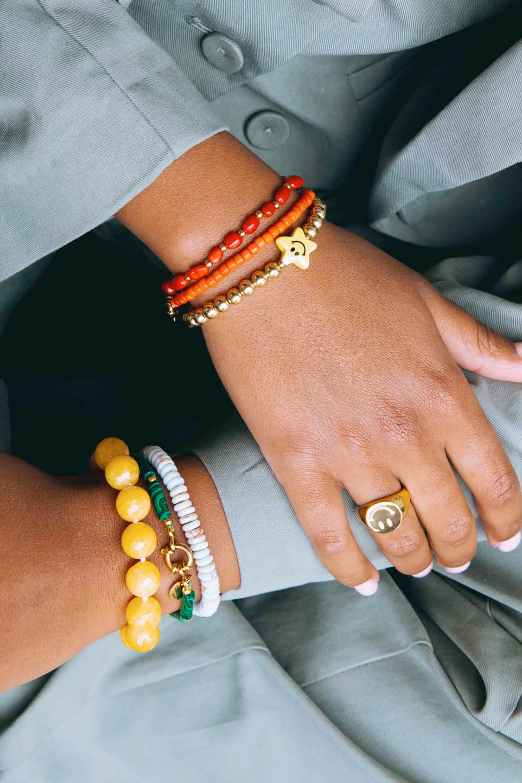  Tommy Bracelet - Orange Gold - RUM Amsterdam