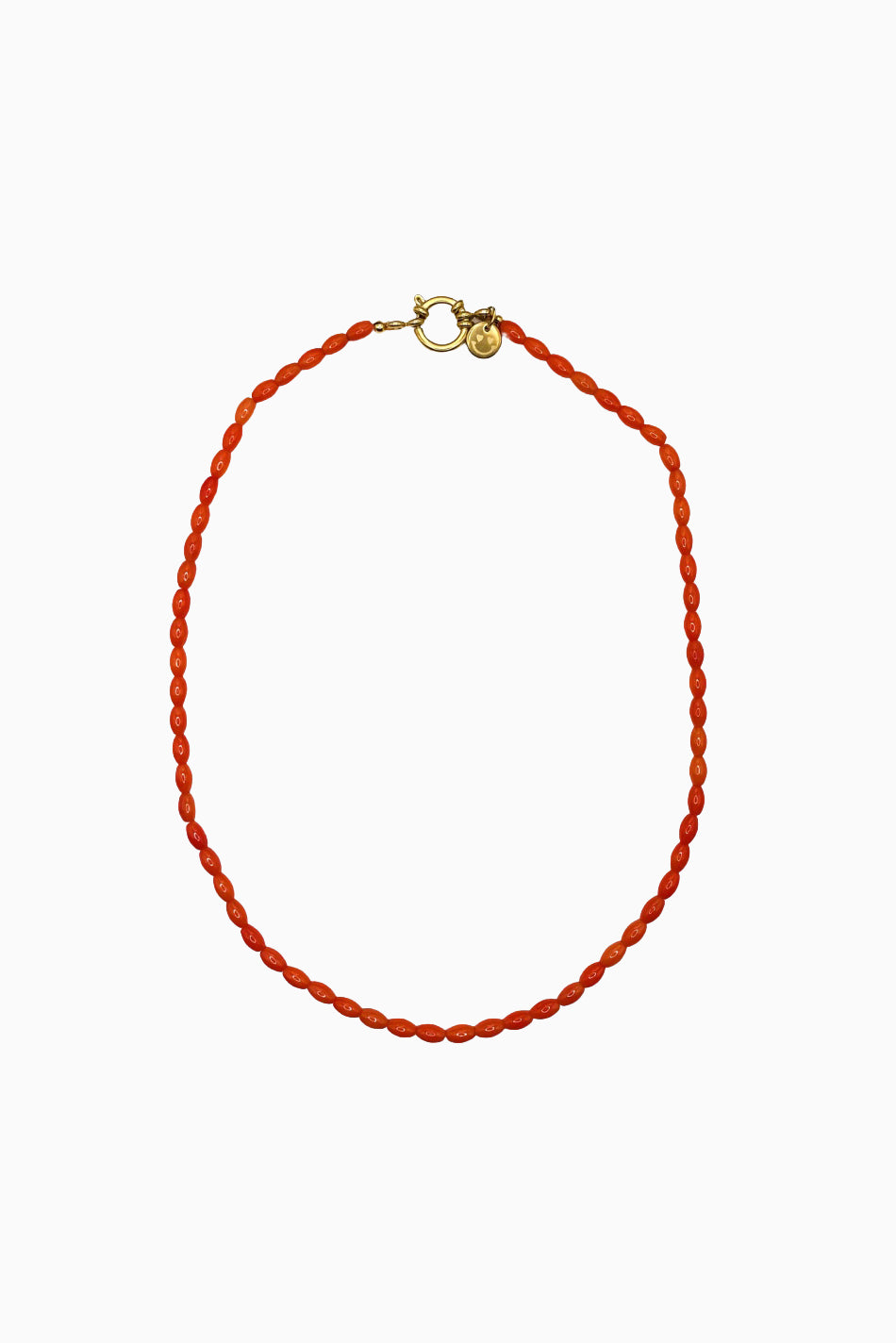 Tommy Coral Necklace - Orange