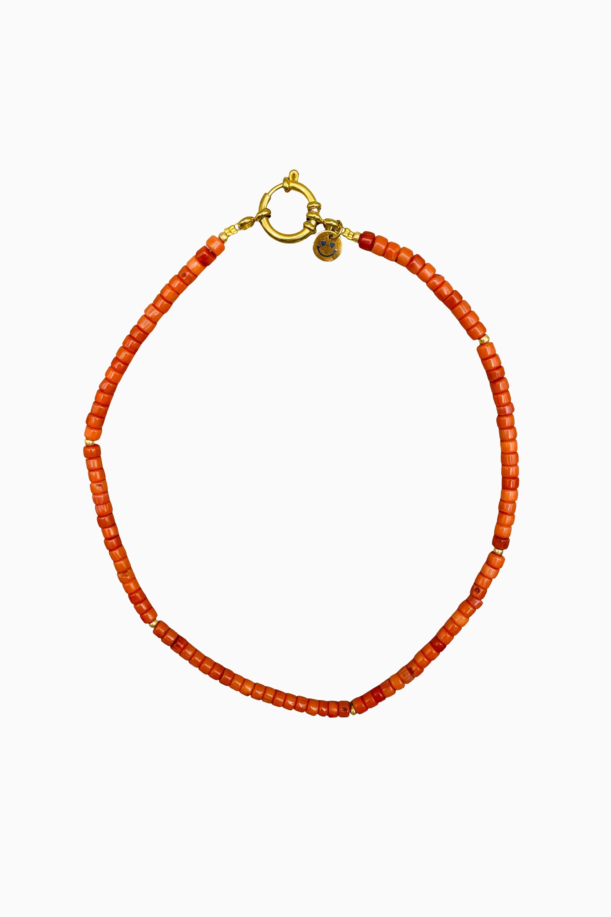  Tommy Necklace - Orange Gold - RUM Amsterdam